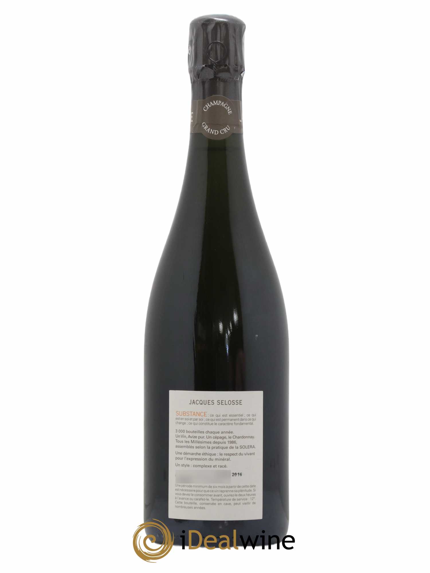Substance Jacques Selosse 2016 - Posten von 1 Flasche - 1