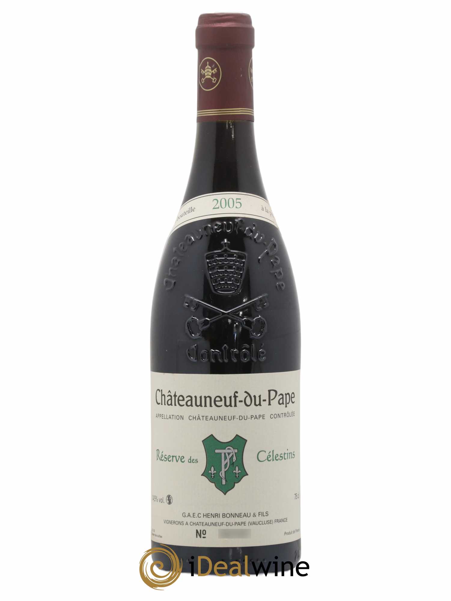 Châteauneuf-du-Pape Réserve des Célestins Henri Bonneau & Fils 2005 - Lot de 1 bouteille - 0