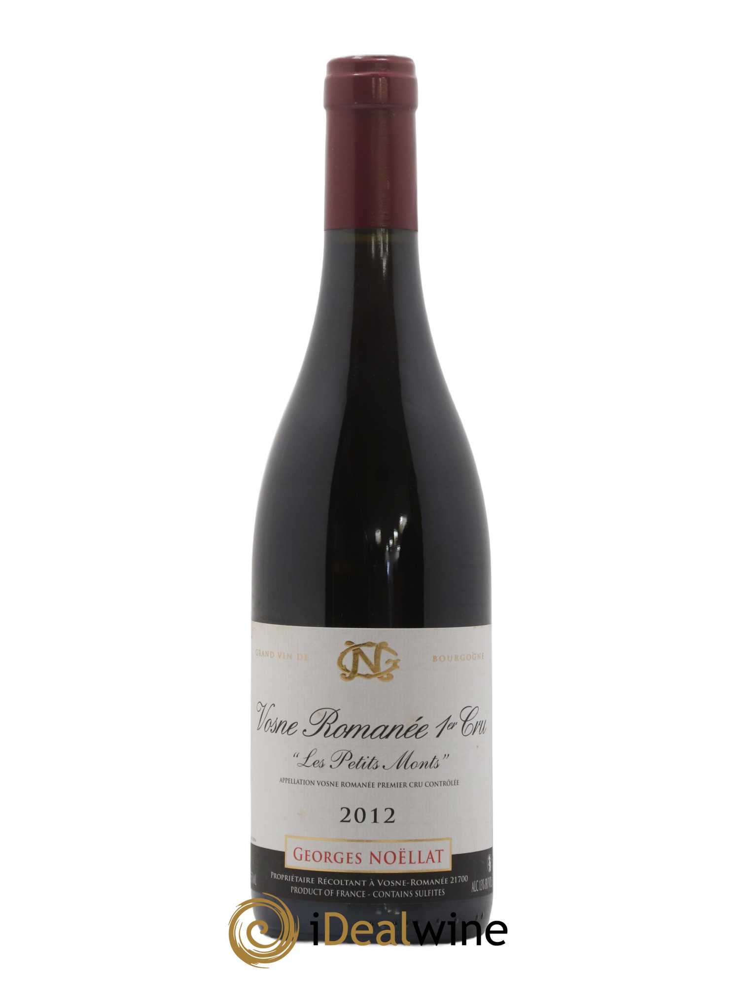 Vosne-Romanée 1er Cru Les Petits Monts Georges Noëllat (Domaine) 2012 - Lot de 1 bouteille - 0