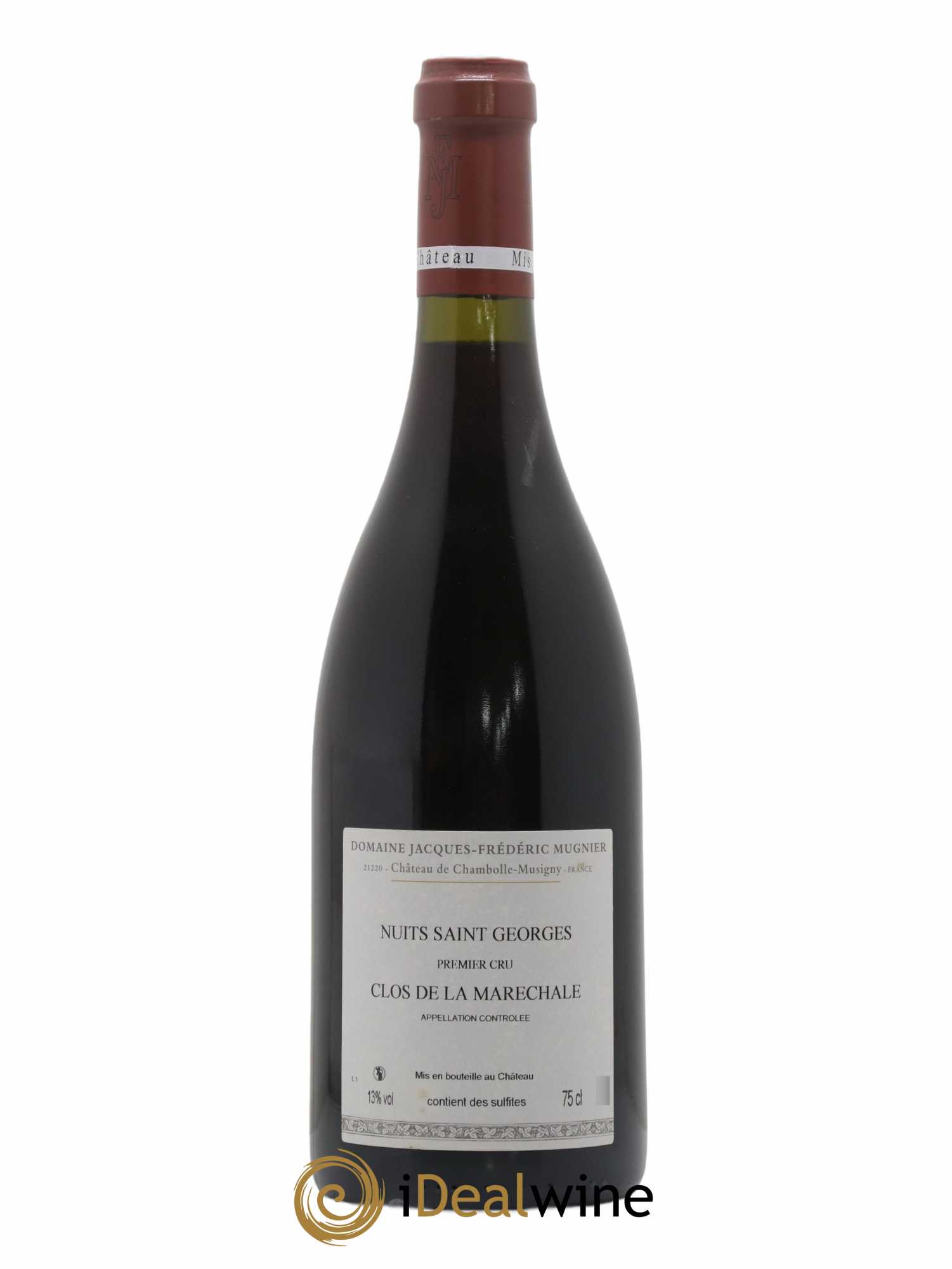Nuits-Saint-Georges 1er Cru Clos de La Maréchale Jacques-Frédéric Mugnier 2010 - Lot de 1 bouteille - 1