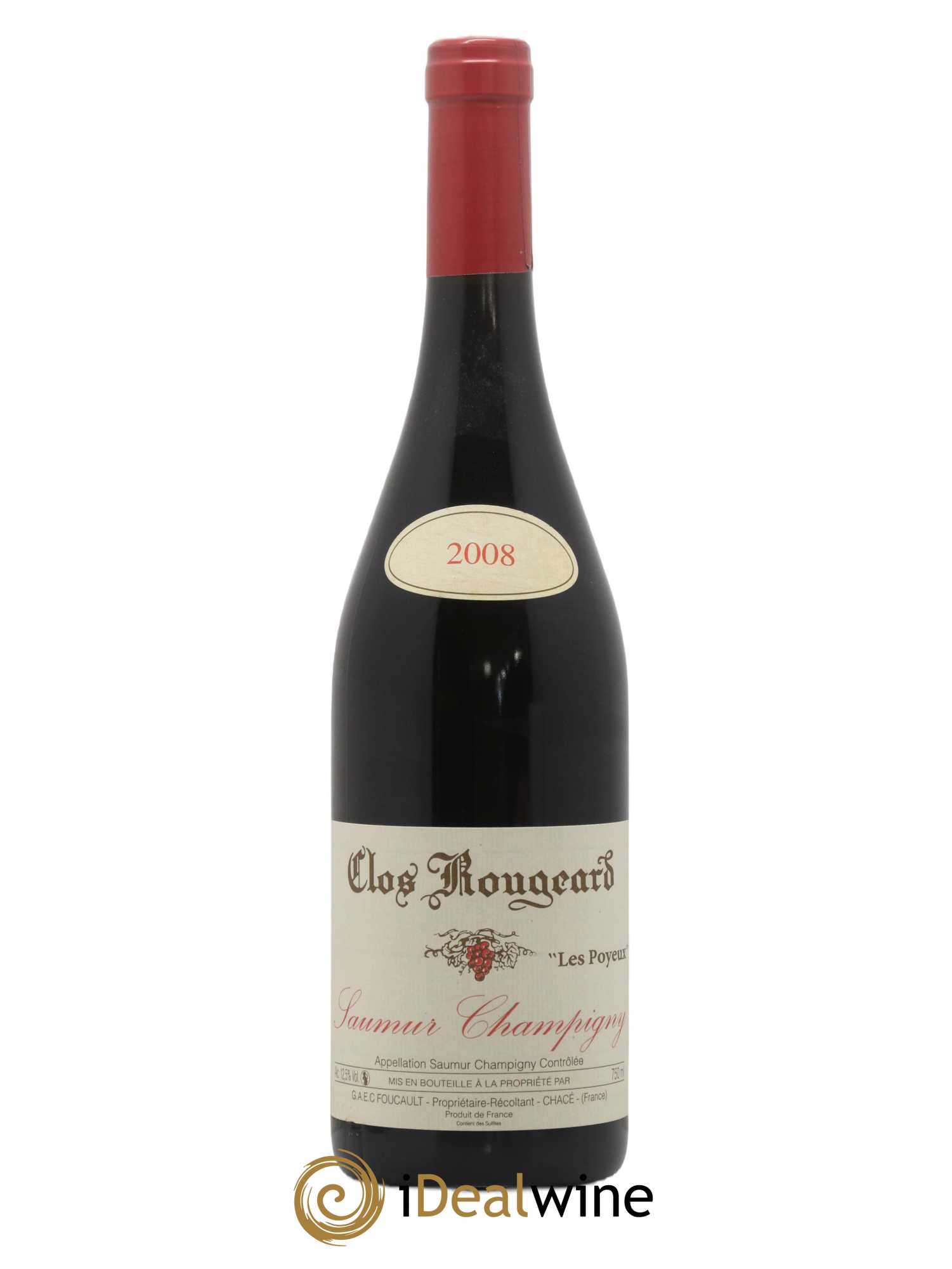 Saumur-Champigny Les Poyeux Clos Rougeard 2008 - Lot de 1 bouteille - 0