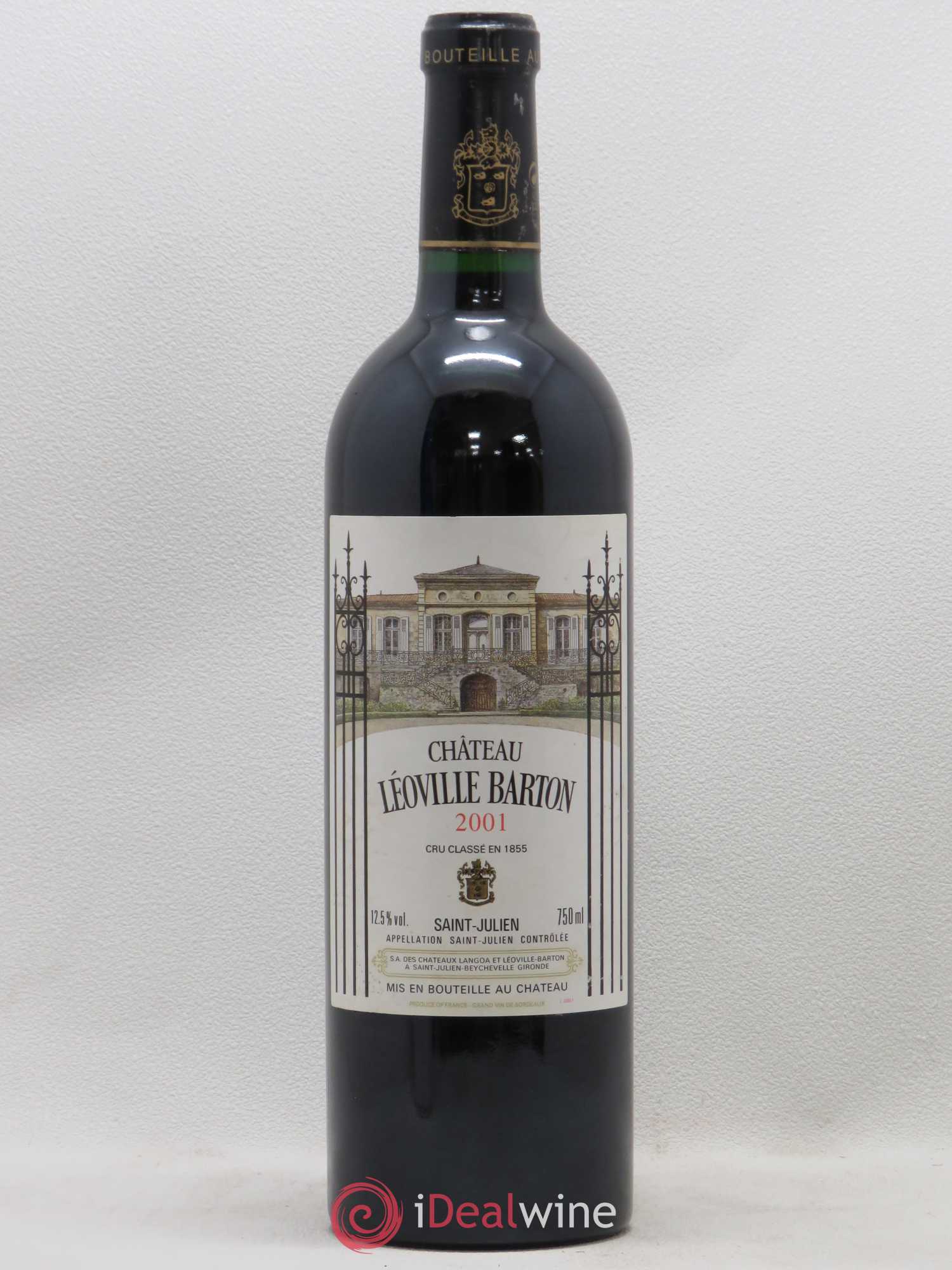 Château Léoville Barton 2ème Grand Cru Classé 2001 - Lot de 1 bouteille - 0