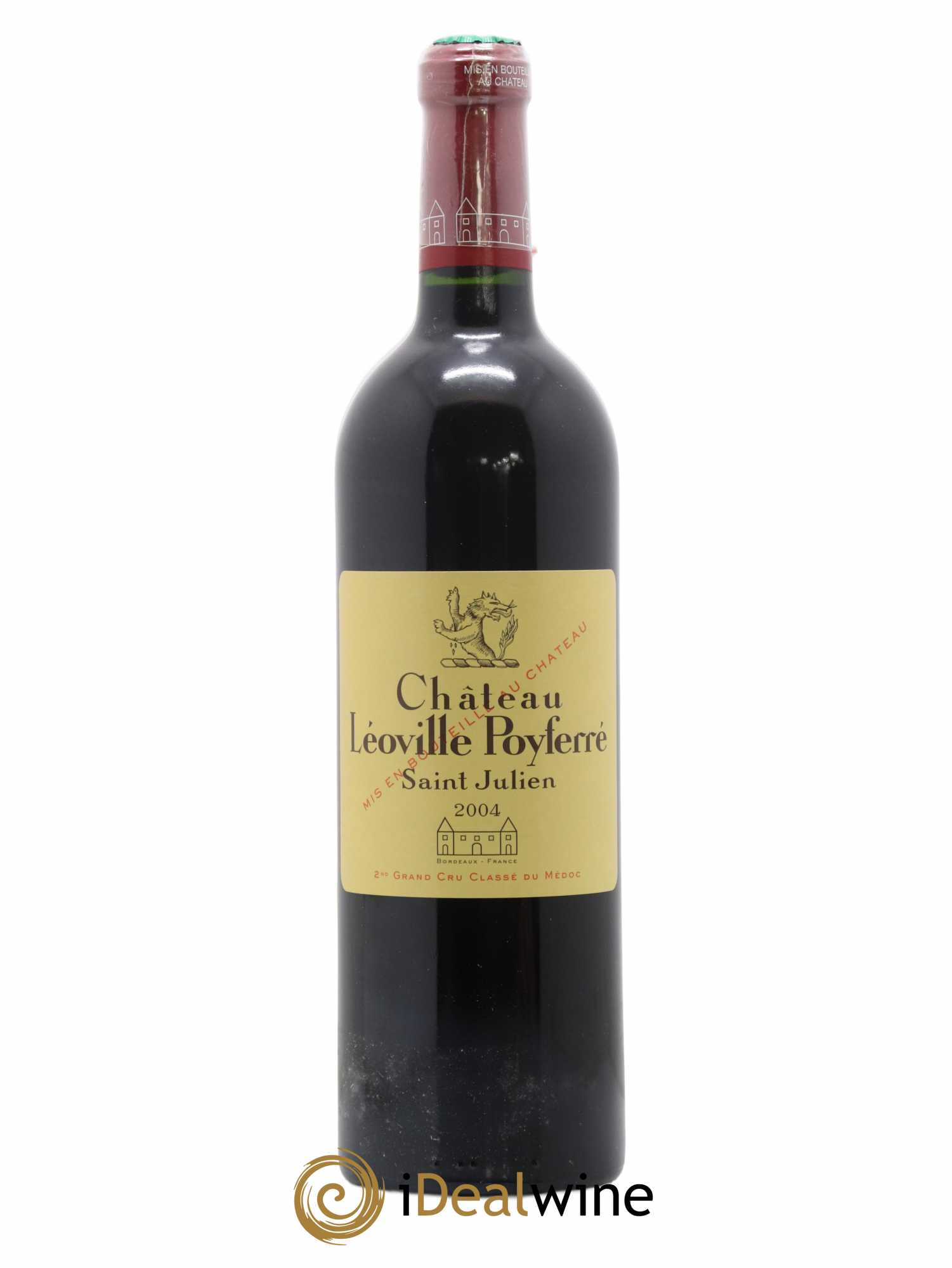 Château Léoville Poyferré 2ème Grand Cru Classé 2004 - Lot de 1 bouteille - 0