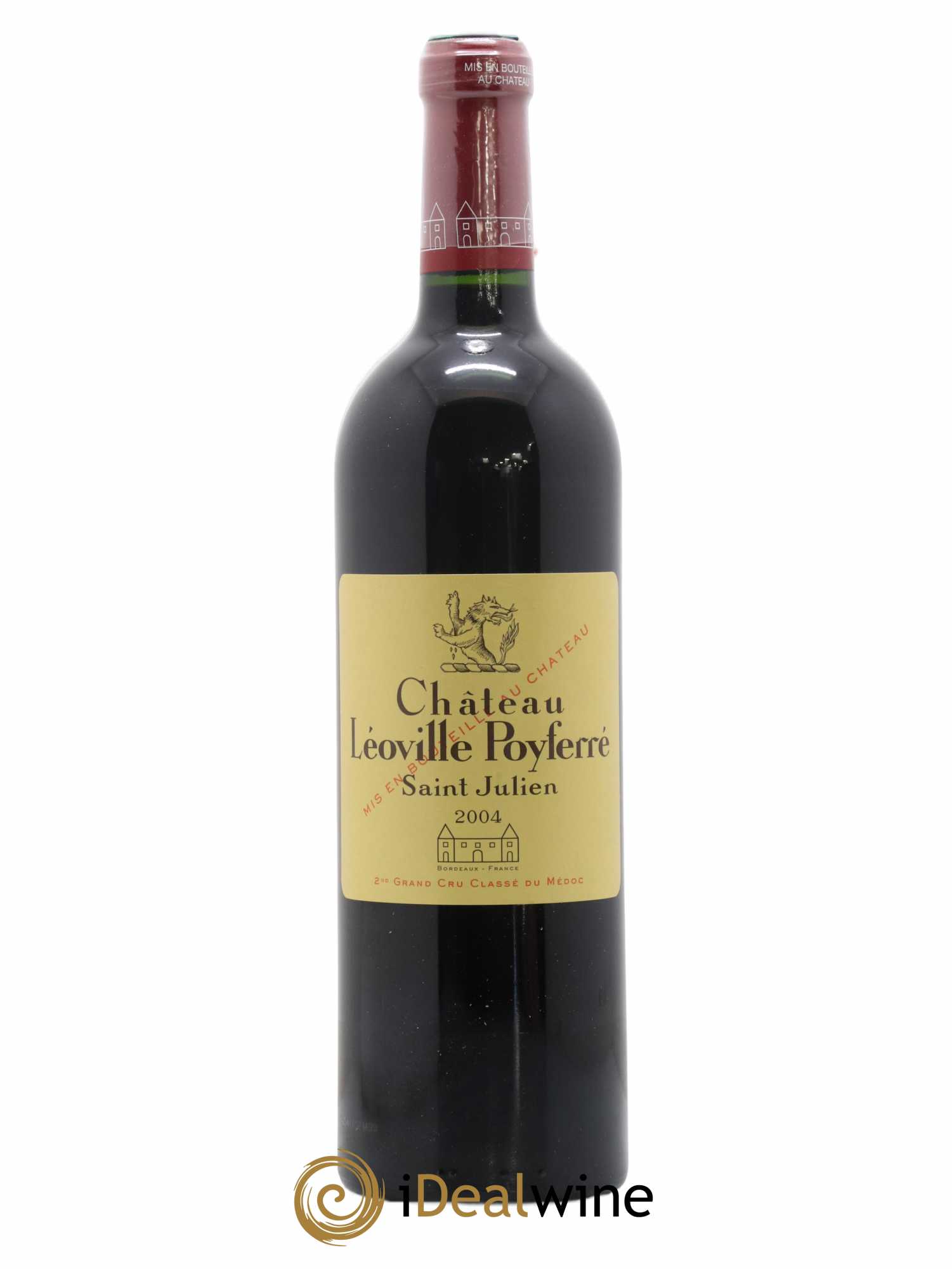 Château Léoville Poyferré 2ème Grand Cru Classé 2004 - Lot de 1 bouteille - 0