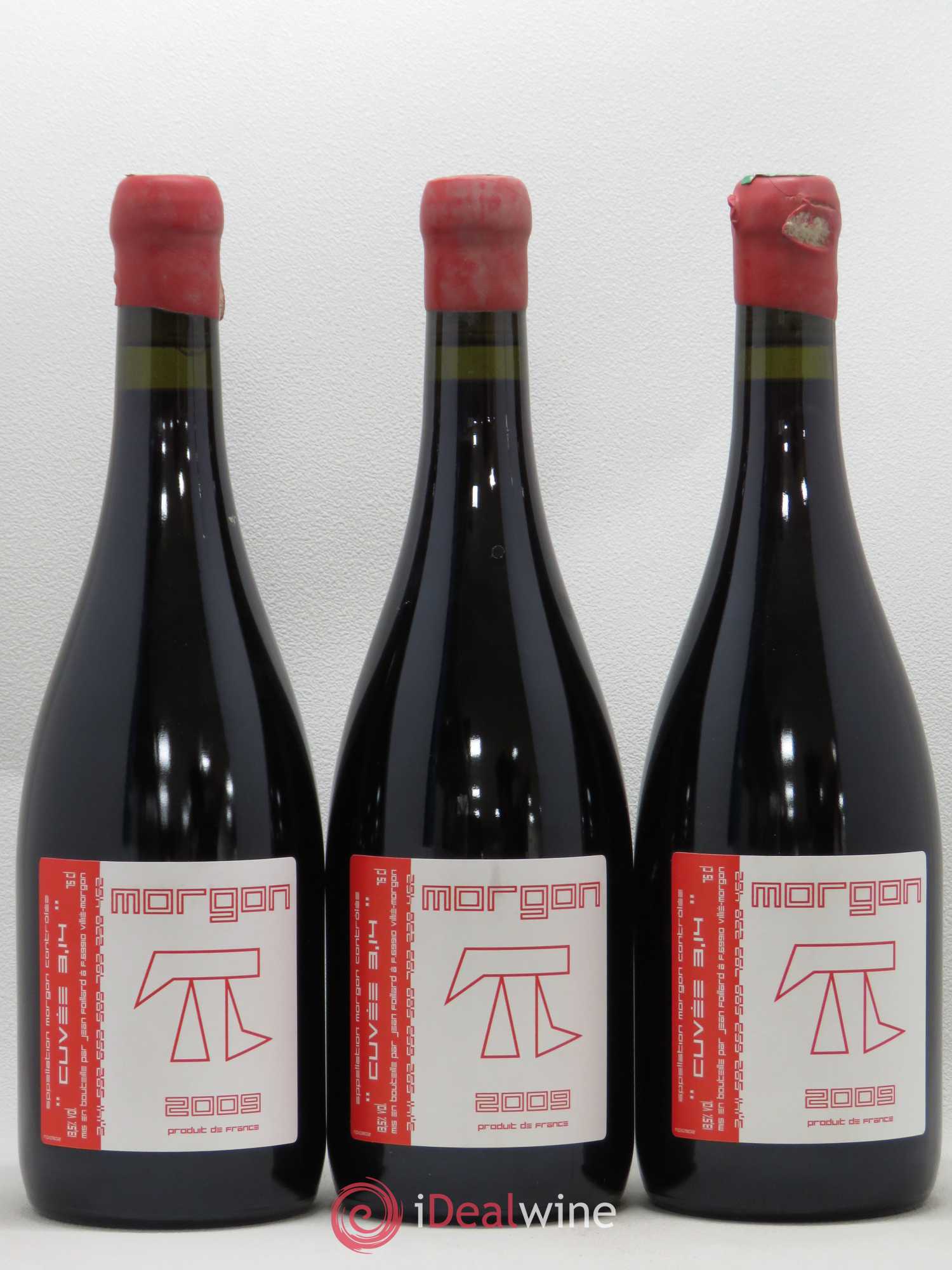 Morgon 3.14 Jean Foillard 2009 - Lot de 3 bouteilles - 0