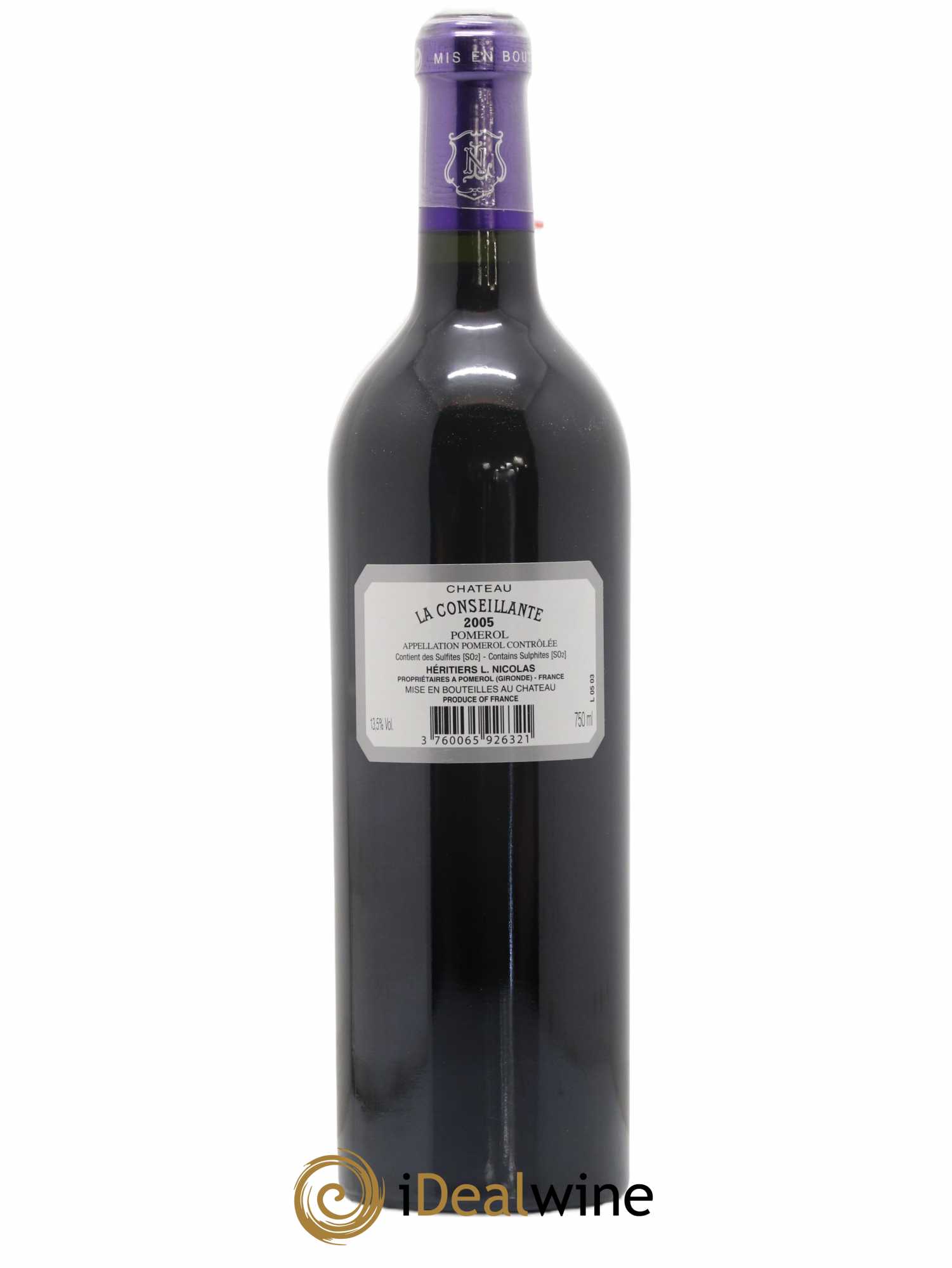 Château la Conseillante 2005 - Lot of 1 bottle - 1