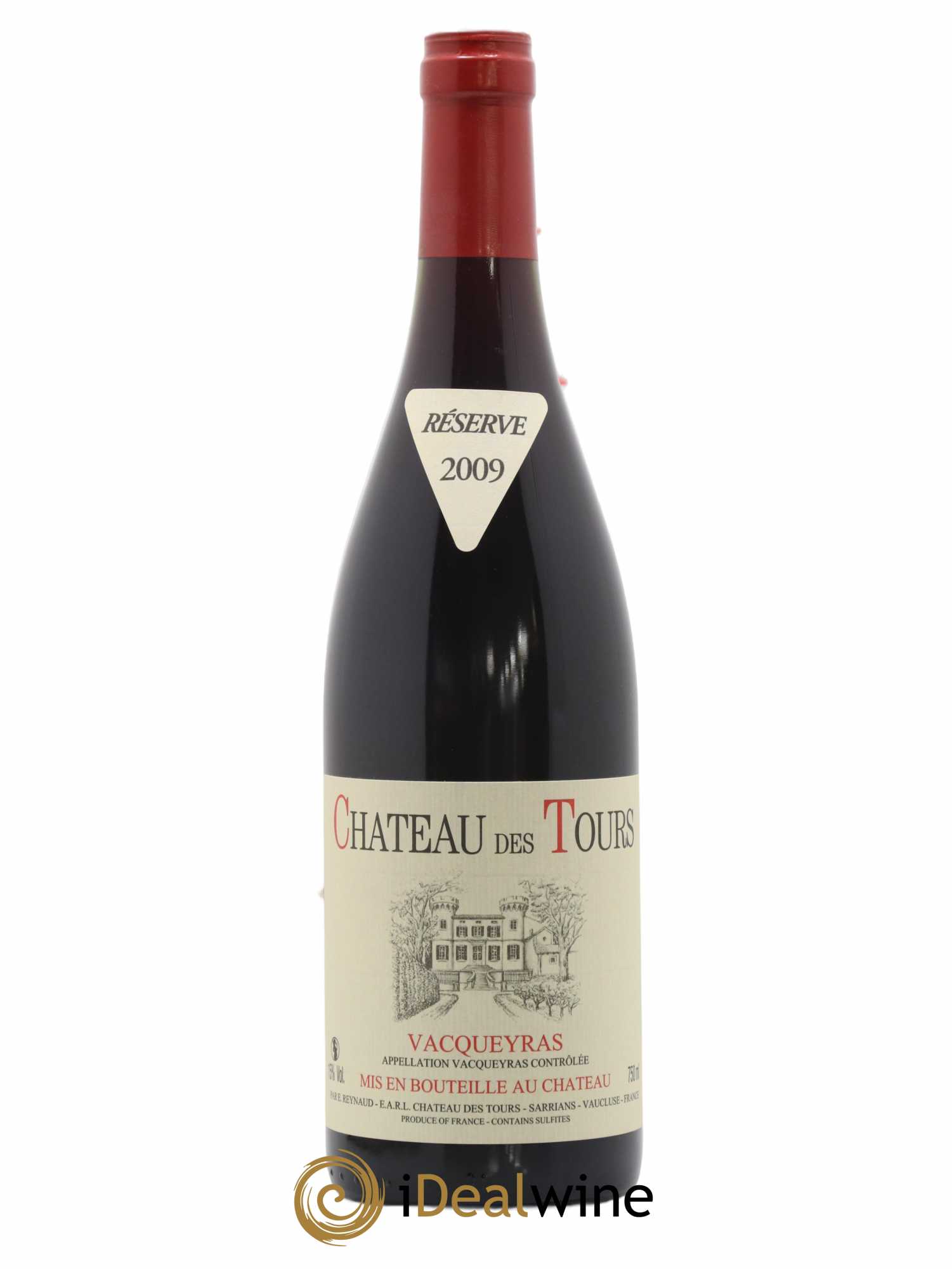 Vacqueyras Château des Tours Emmanuel Reynaud 2009 - Lot de 1 bouteille - 0