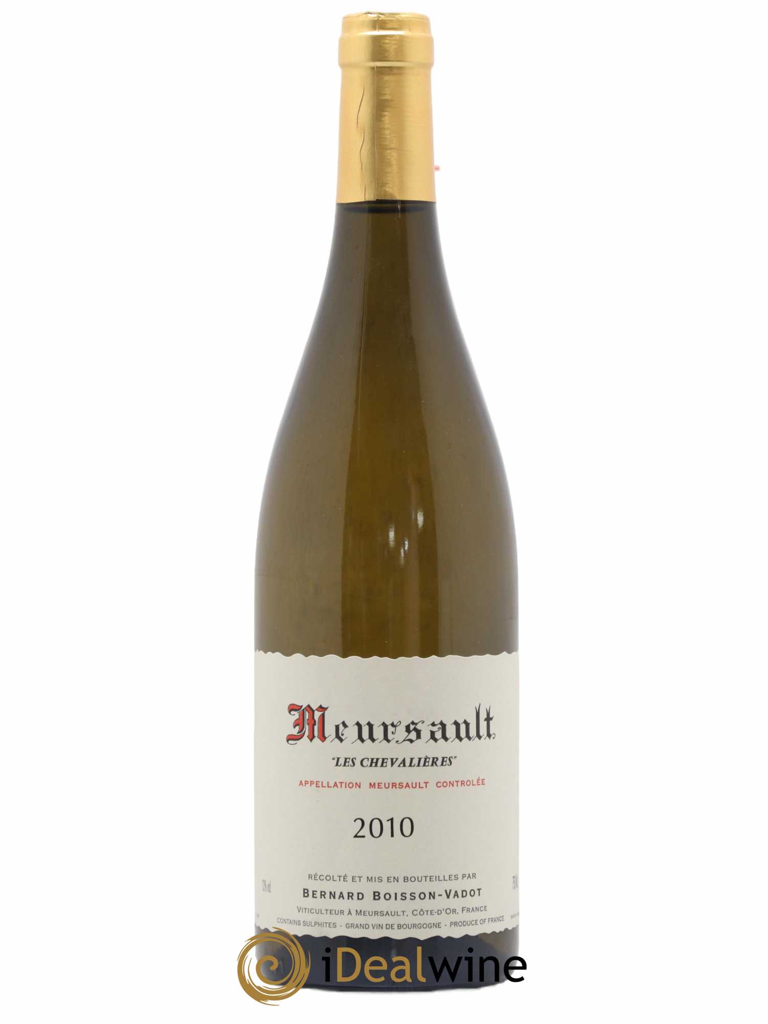 Meursault Les Chevalières Boisson-Vadot (Domaine) 2010 - Lot de 1 bouteille - 0