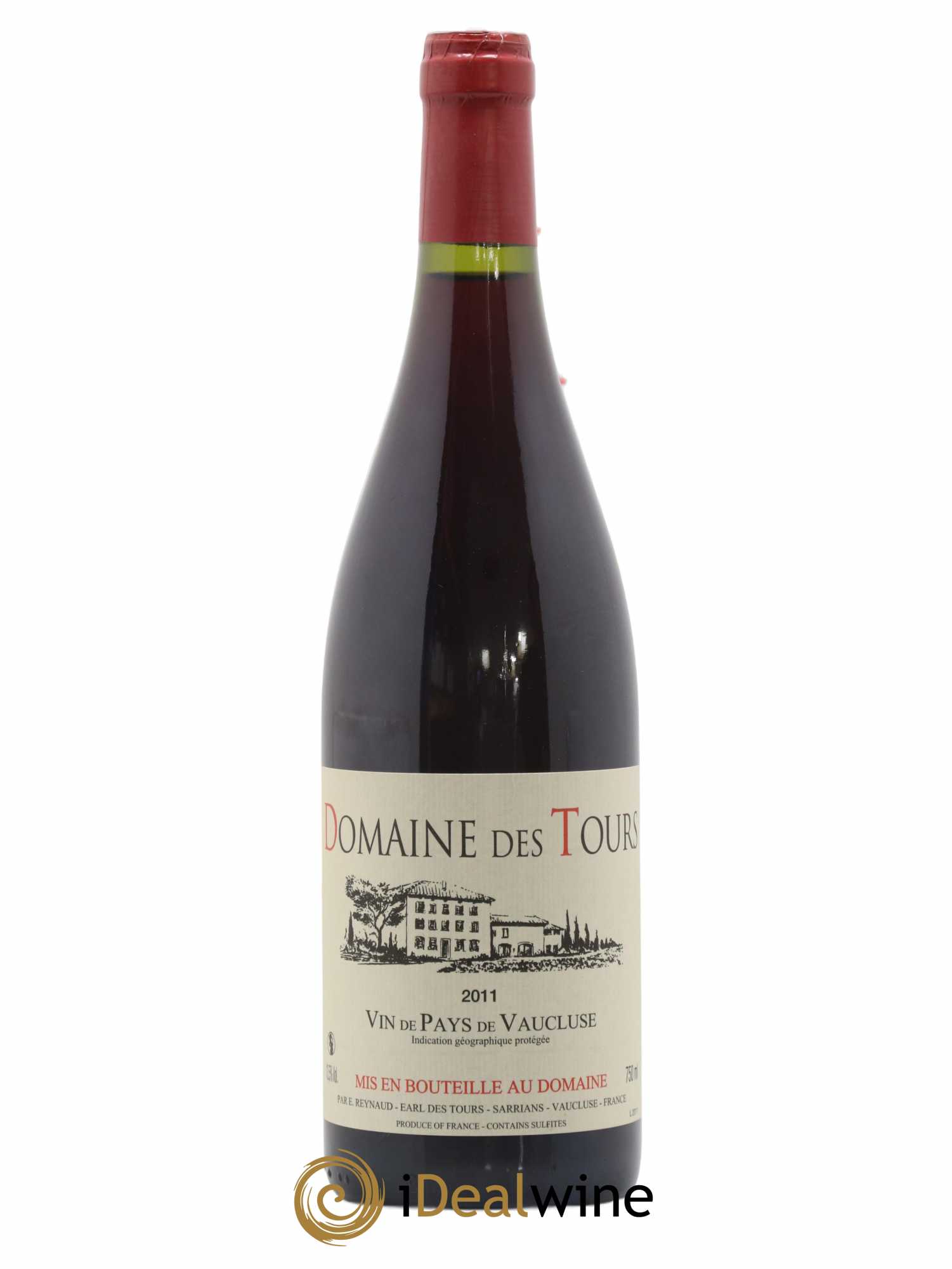 Vaucluse (Vin de Pays de Vaucluse) Domaine des Tours Emmanuel Reynaud 2011 - Lot of 1 bottle - 0