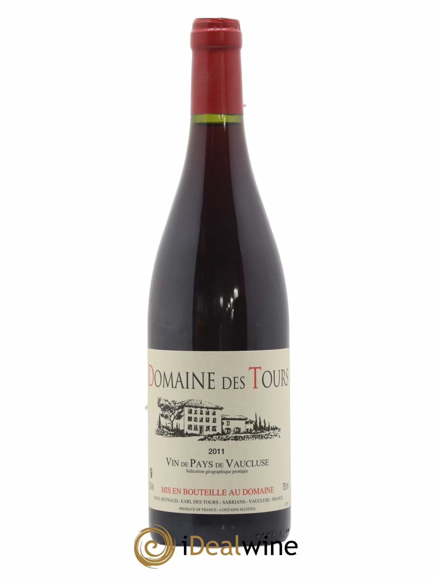 Vaucluse (Vin de Pays de Vaucluse) Domaine des Tours Emmanuel Reynaud 2011 - Lot de 1 bouteille - 0