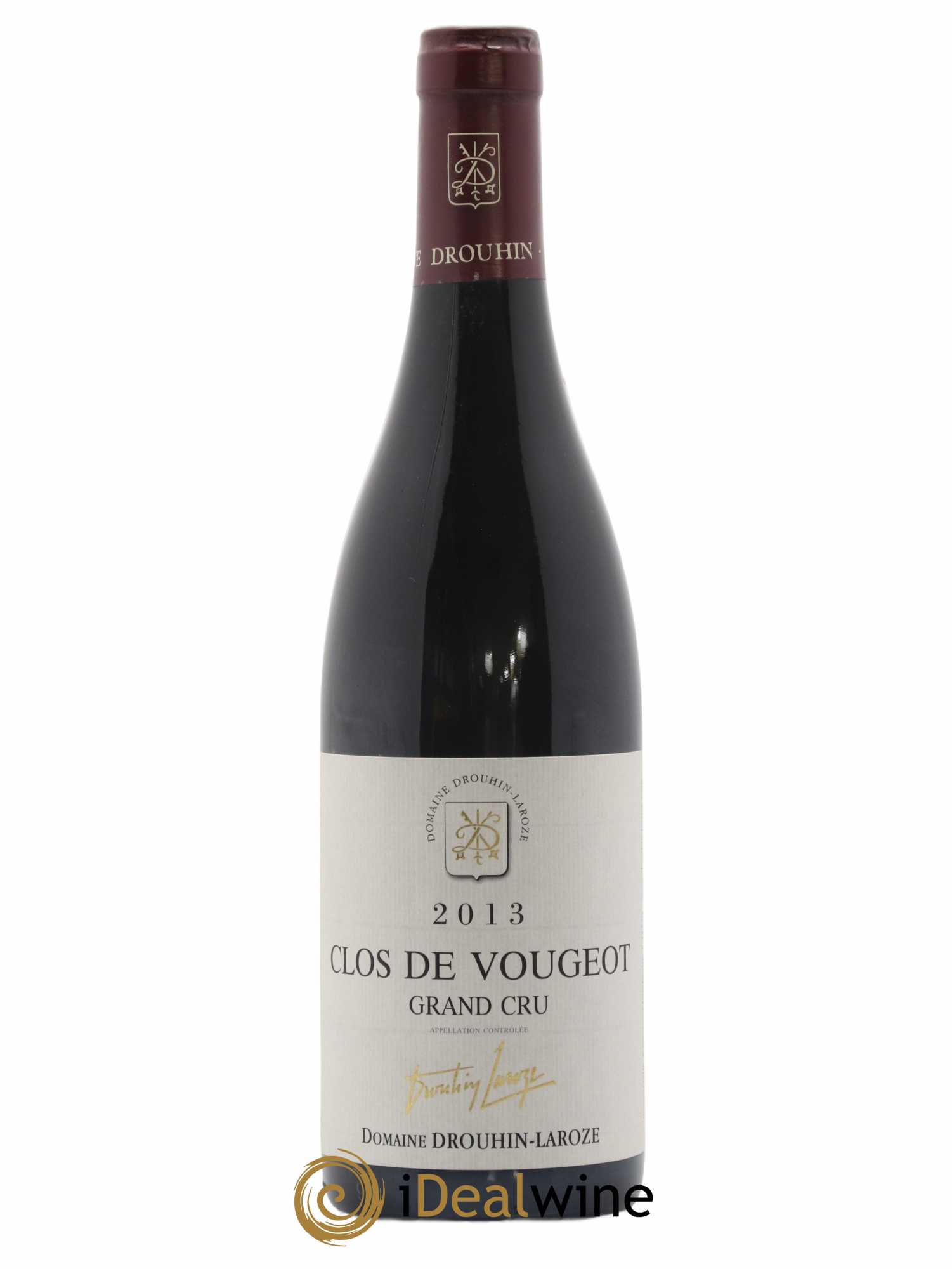 Clos de Vougeot Grand Cru Domaine Drouhin-Laroze 2013 - Lot de 1 bouteille - 0