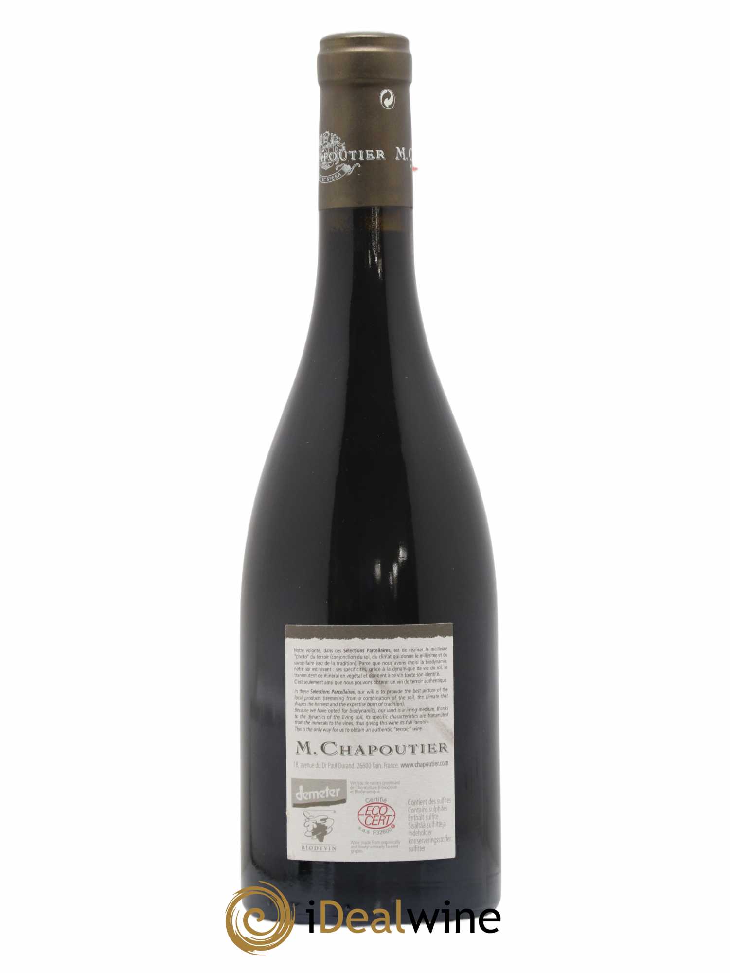 Hermitage Ermitage l'Ermite Chapoutier 2004 - Lot de 1 bouteille - 1