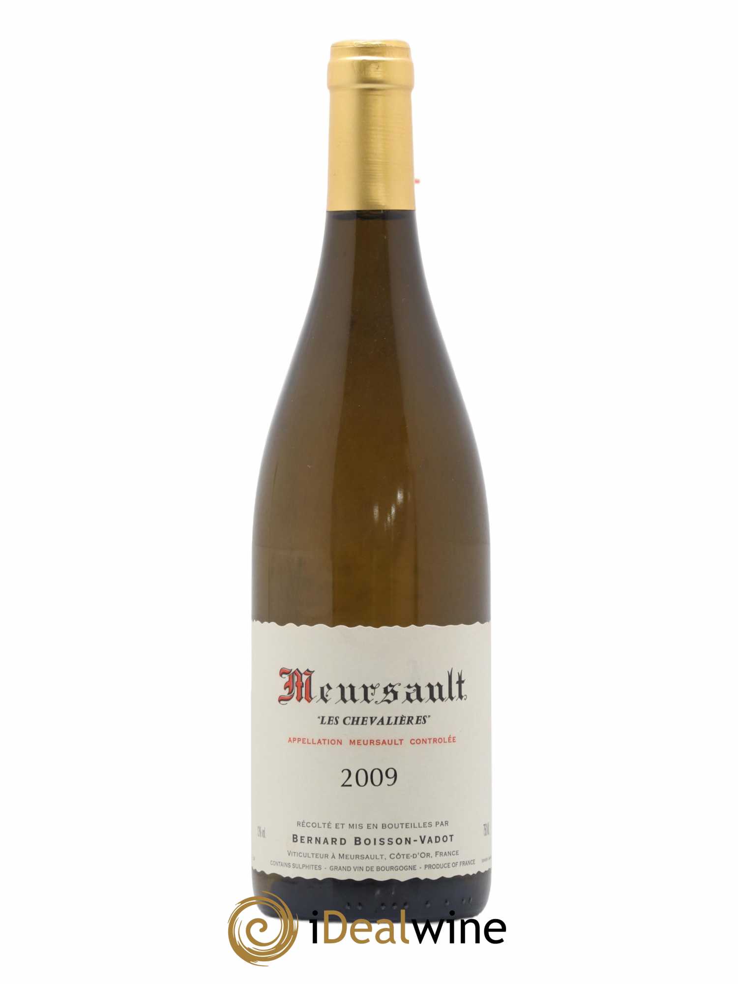 Meursault Les Chevalières Boisson-Vadot (Domaine) 2009 - Lot de 1 bouteille - 0