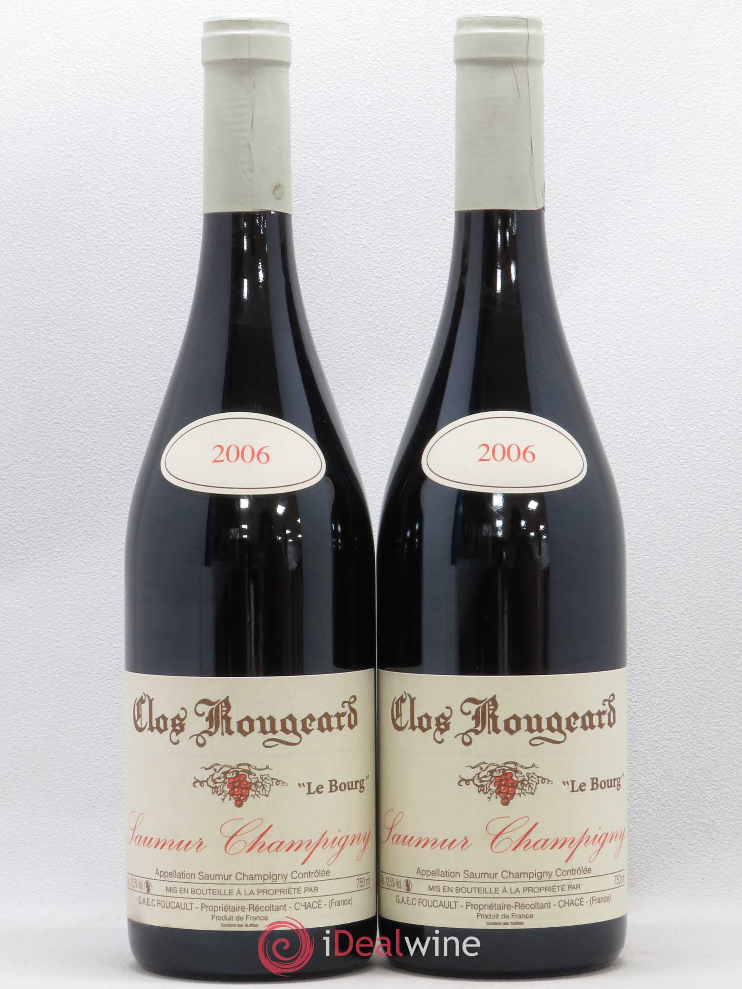 Saumur-Champigny Le Bourg Clos Rougeard 2006 - Lot de 2 bouteilles - 0