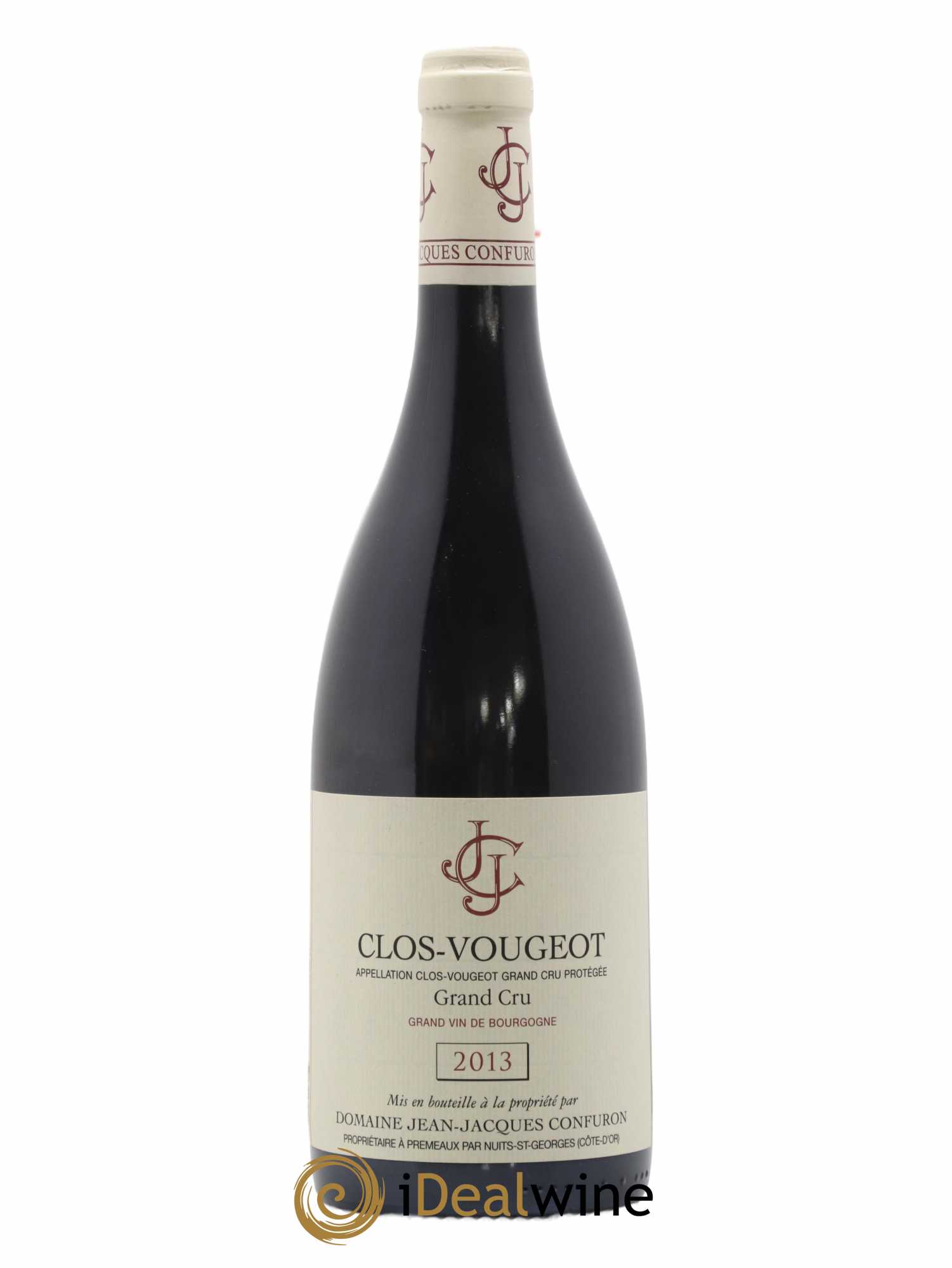 Clos de Vougeot Grand Cru Jean-Jacques Confuron 2013 - Lot de 1 bouteille - 0