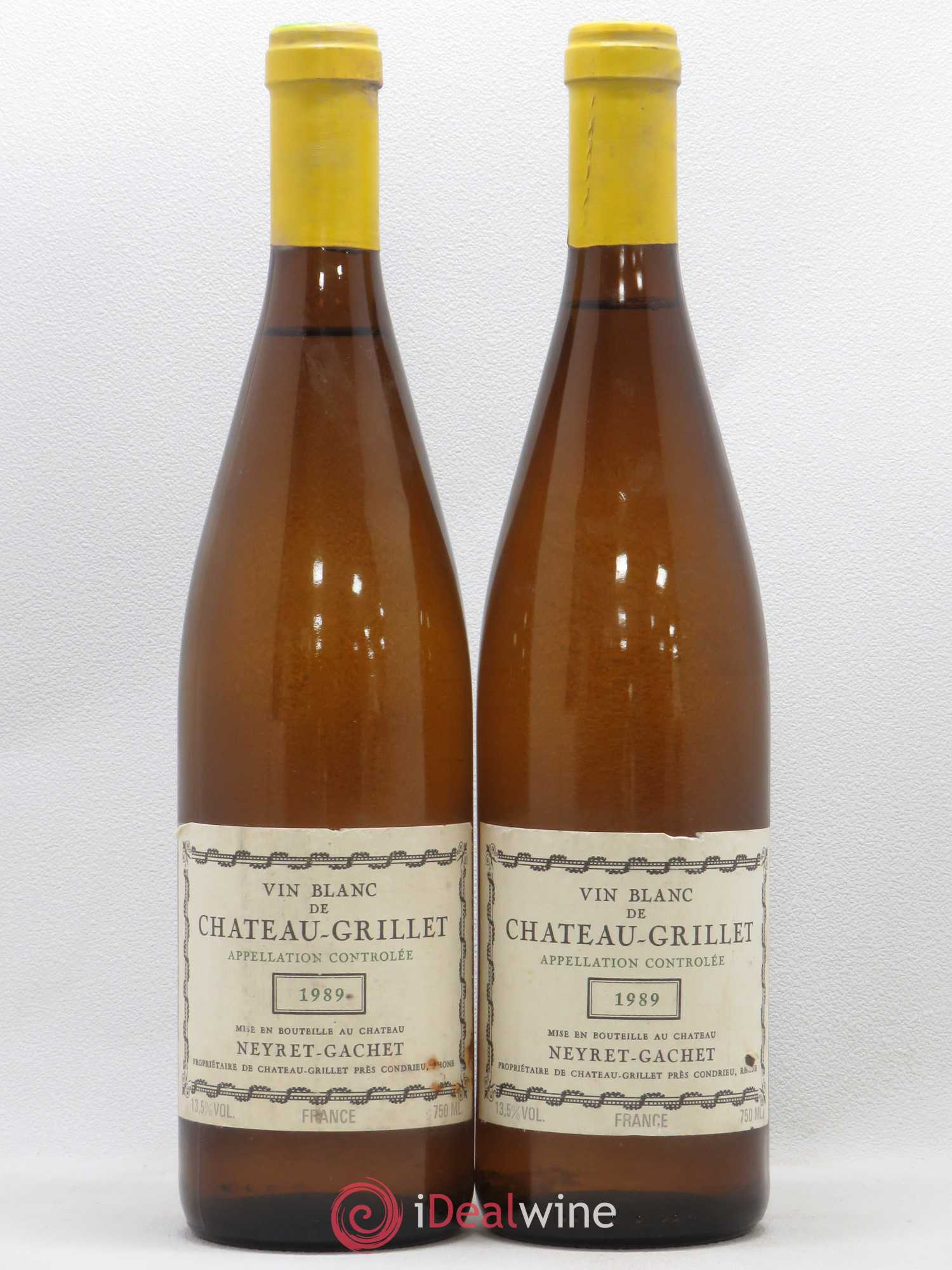 Château Grillet Château-Grillet 1989 - Lot de 2 bouteilles - 0