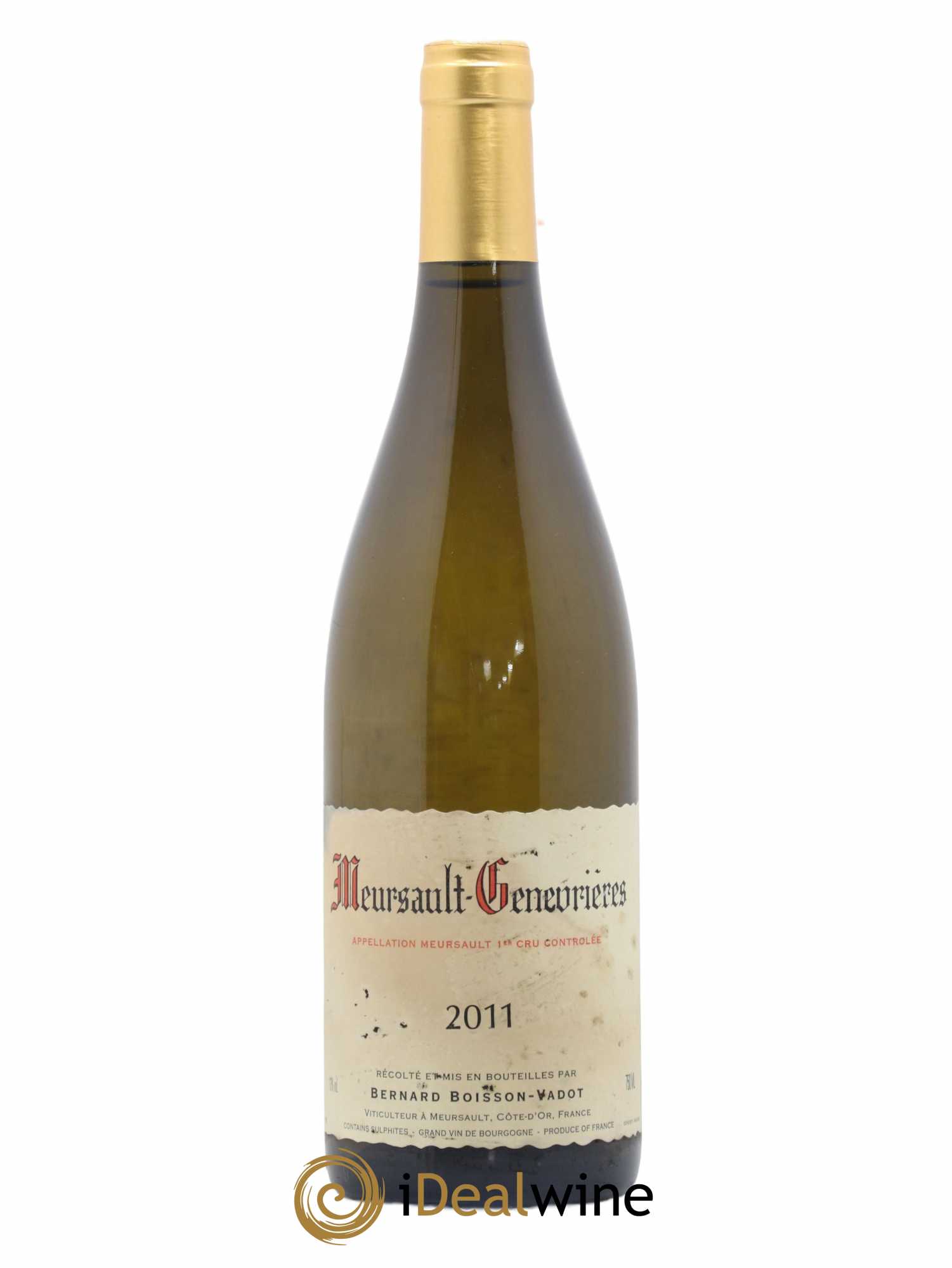 Meursault 1er Cru Genevrières Boisson-Vadot (Domaine) 2011 - Lot de 1 bouteille - 0