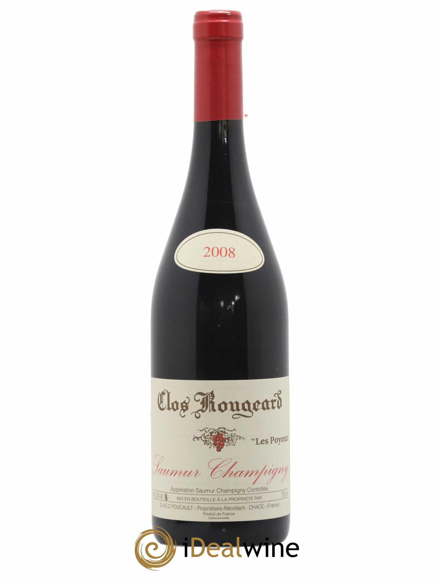 Saumur-Champigny Les Poyeux Clos Rougeard 2008 - Lot de 1 bouteille - 0