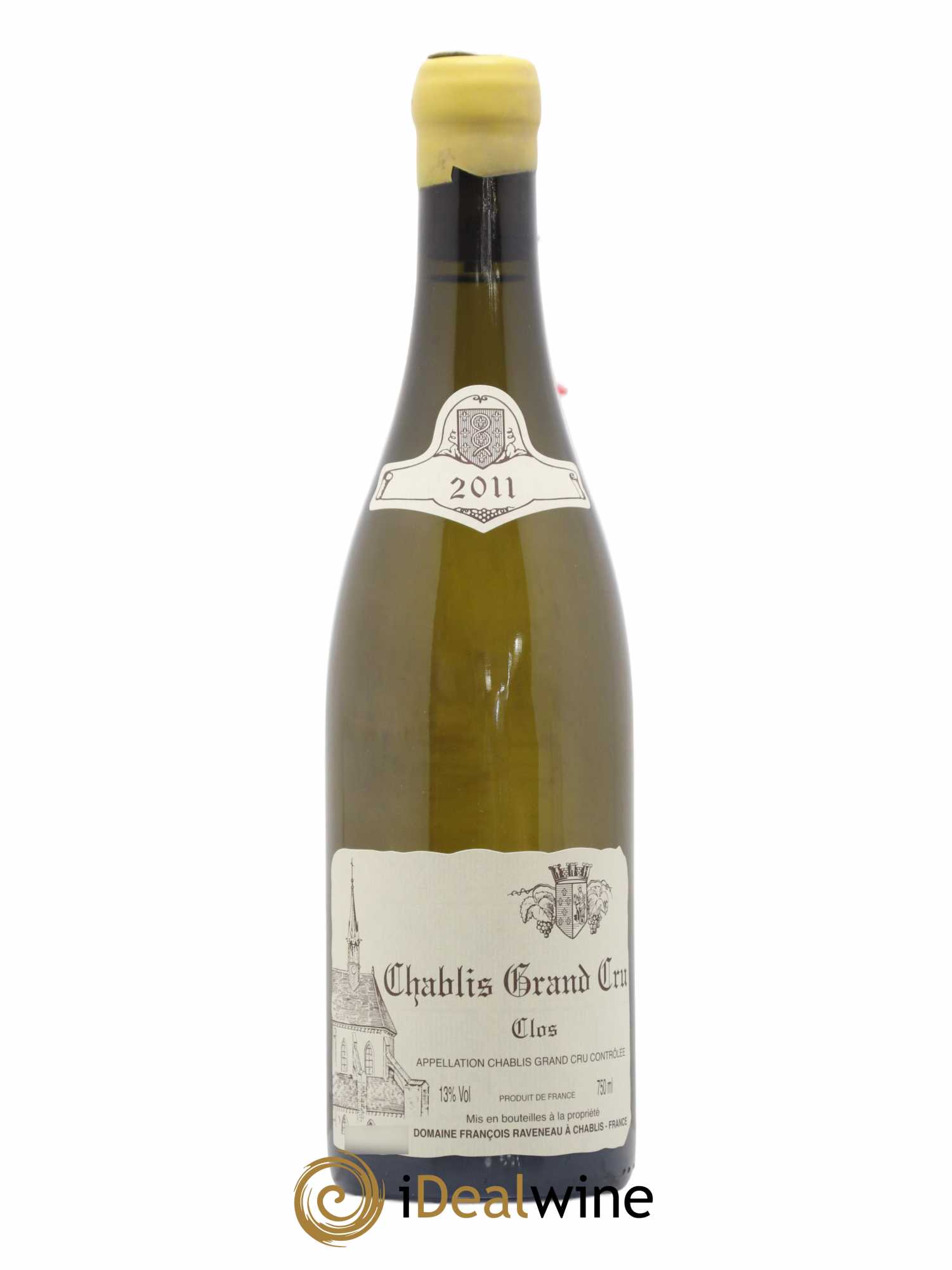 Chablis Grand Cru Clos Raveneau (Domaine) 2011 - Lot de 1 bouteille - 0