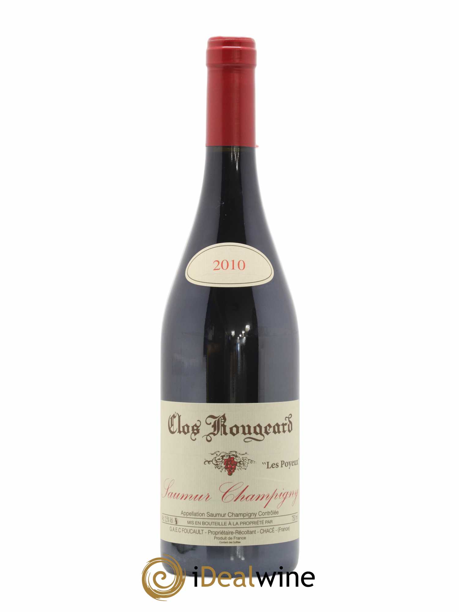 Saumur-Champigny Les Poyeux Clos Rougeard 2010 - Lot de 1 bouteille - 0