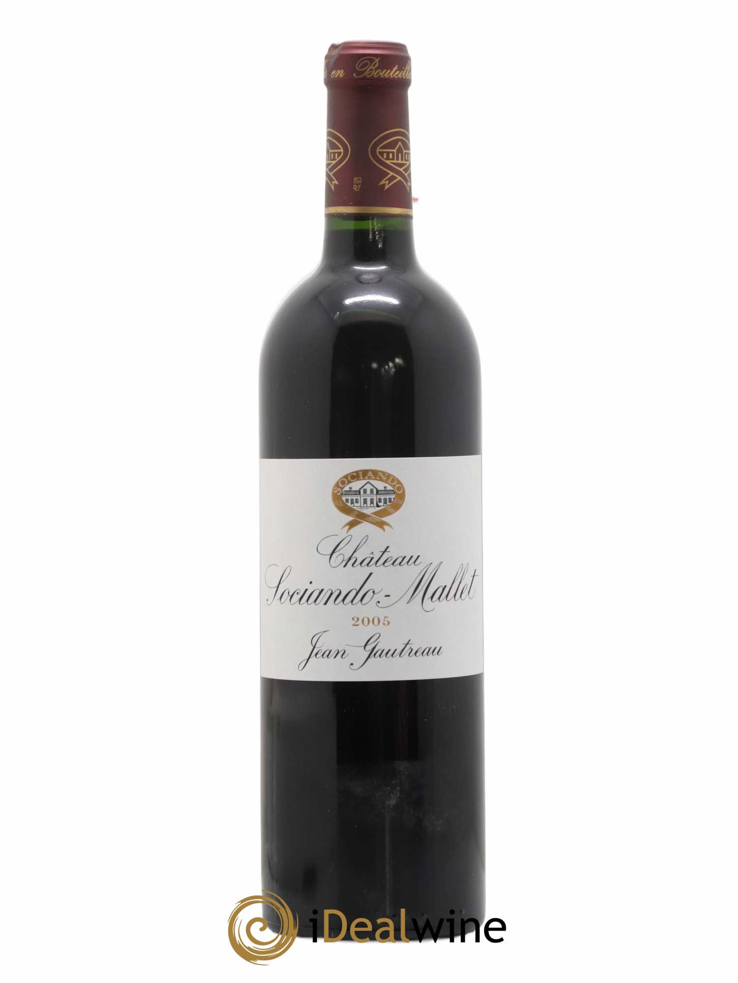 Château Sociando Mallet 2005 - Lot de 1 bouteille - 0