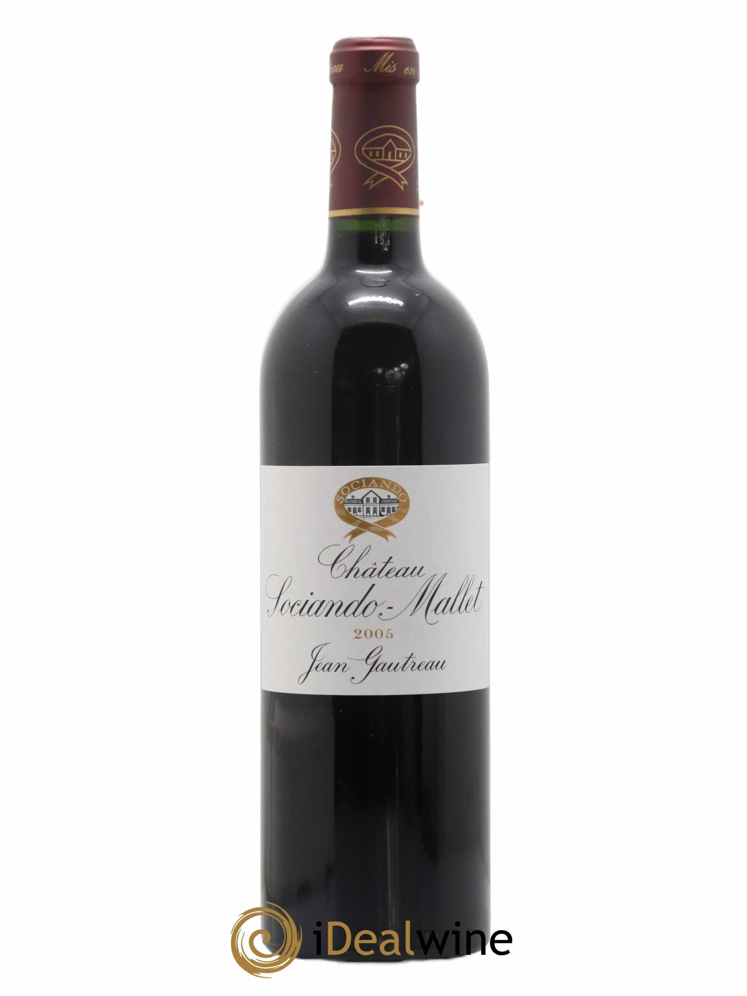 Château Sociando Mallet 2005 - Lot de 1 bouteille - 0