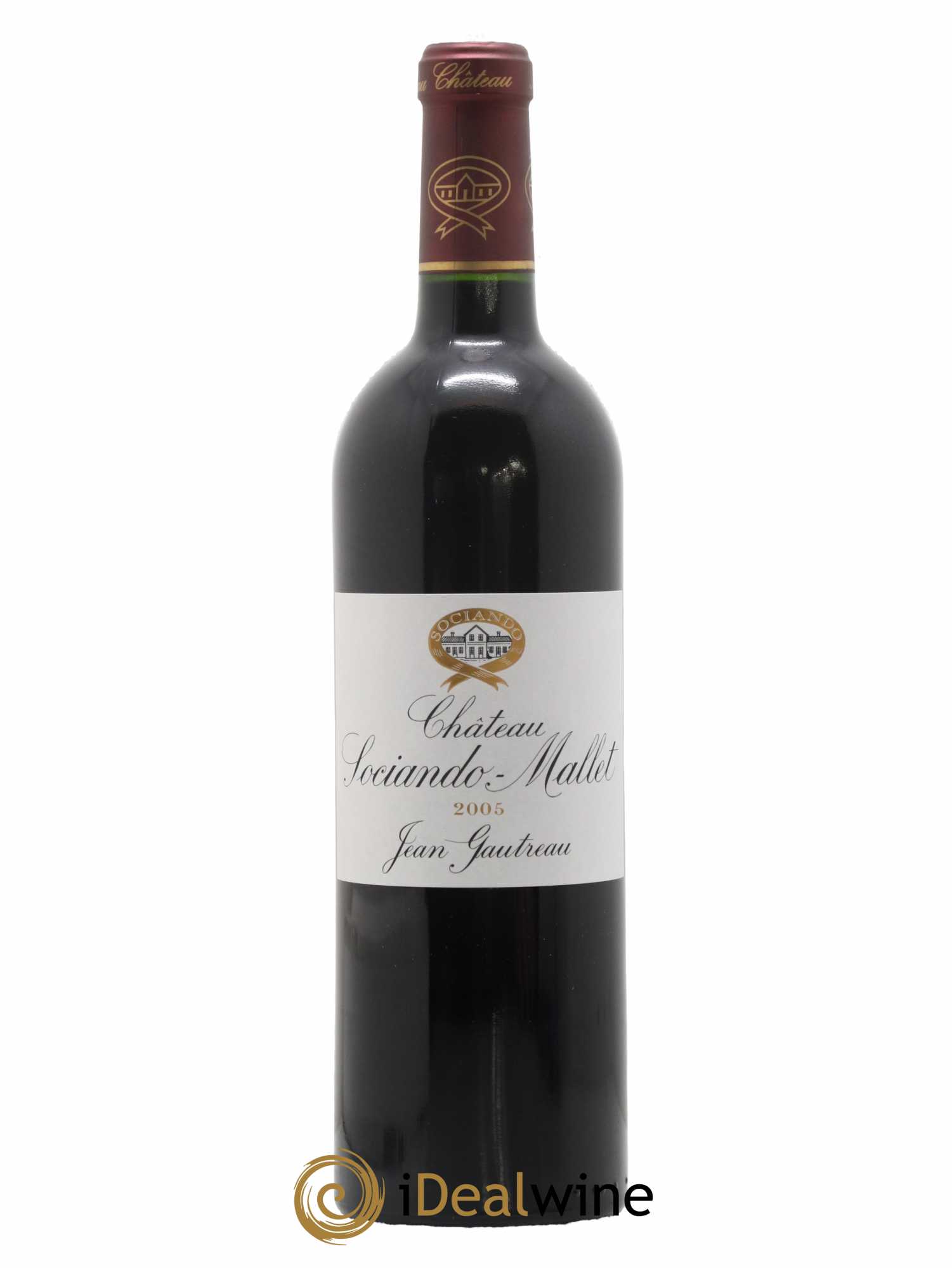 Château Sociando Mallet 2005 - Lot de 1 bouteille - 0