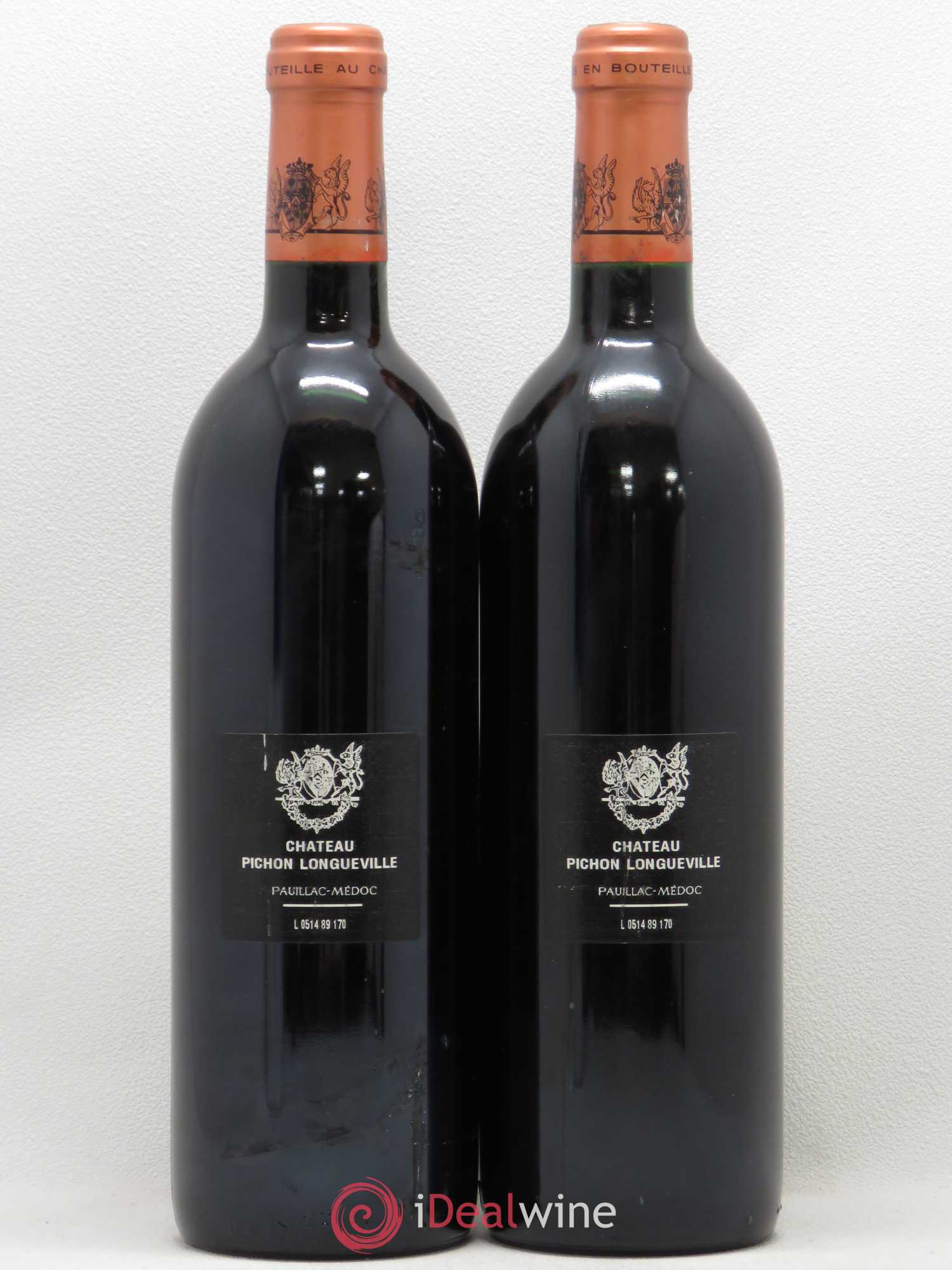 Pichon Longueville Baron 2ème Grand Cru Classé 1989 - Lot de 2 bouteilles - 1
