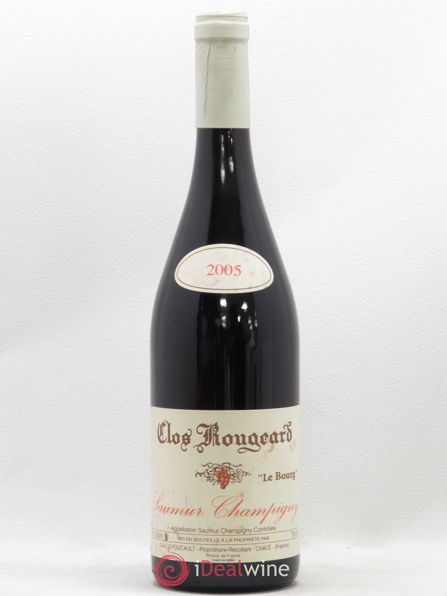Saumur-Champigny Le Bourg Clos Rougeard 2005 - Lot de 1 bouteille - 0