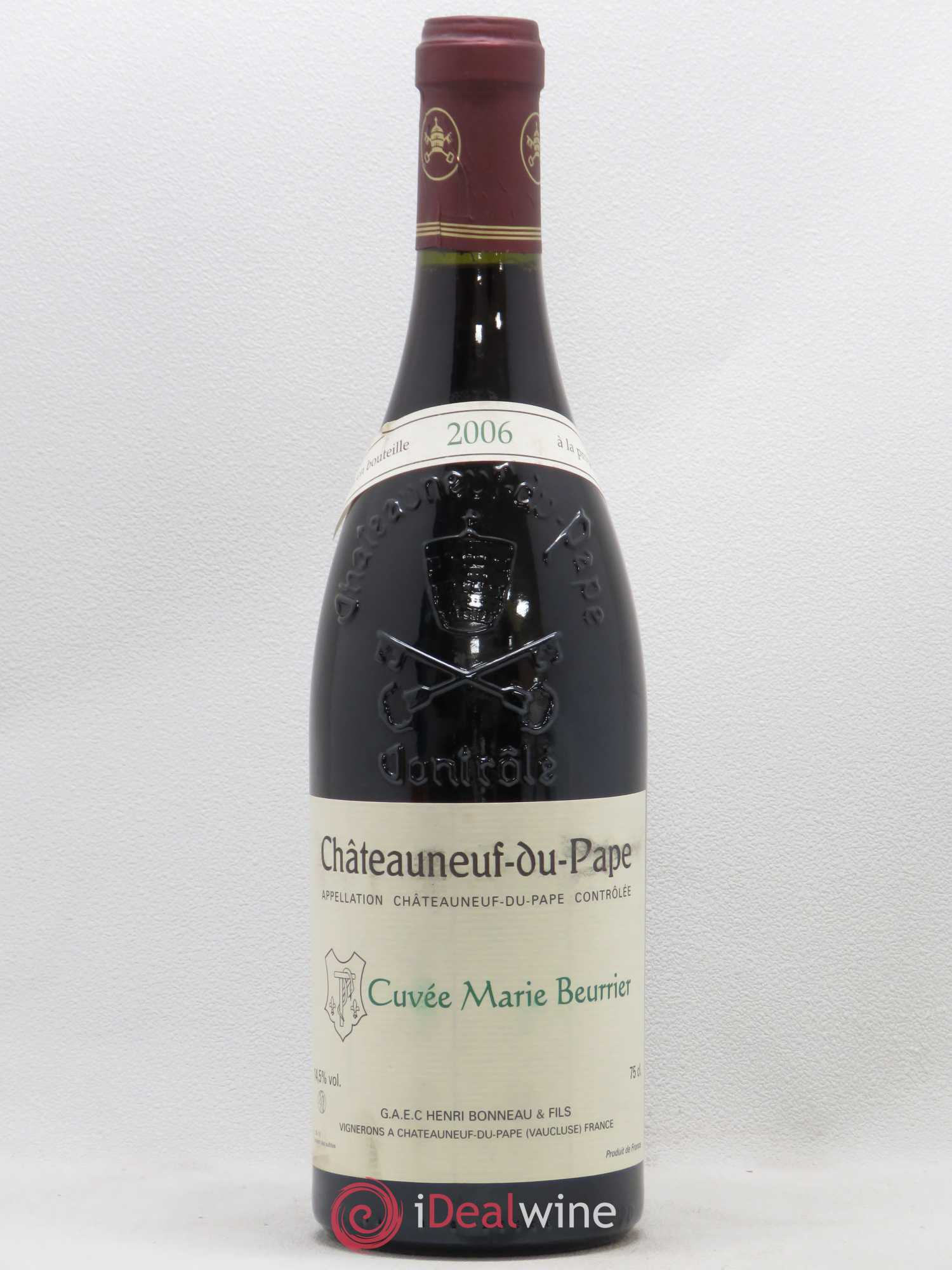 Châteauneuf-du-Pape Marie Beurrier Henri Bonneau & Fils 2006 - Lot de 1 bouteille - 0