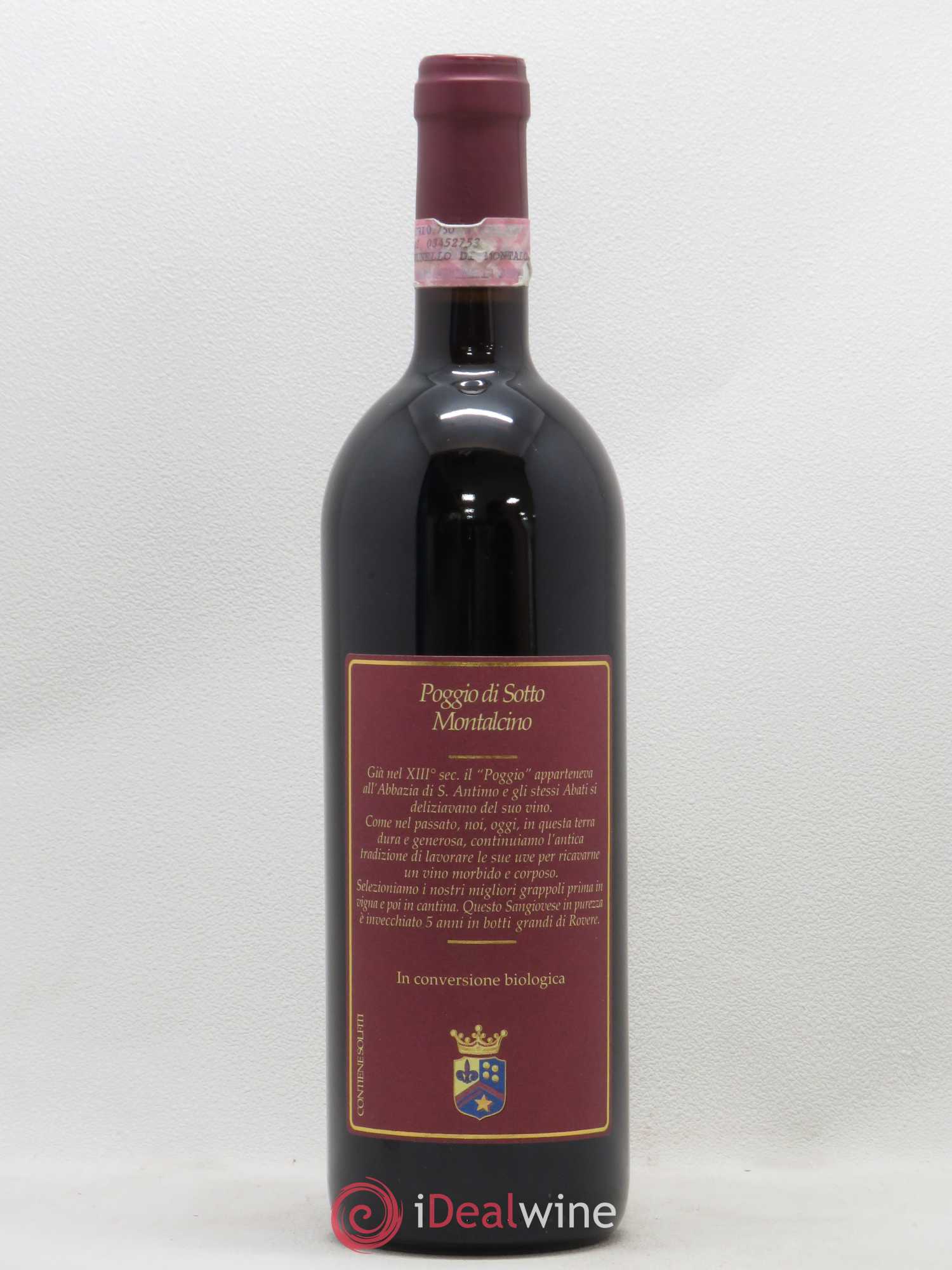 Brunello di Montalcino Fattoria Poggio di Sotto 2004 - Posten von 1 Flasche - 1