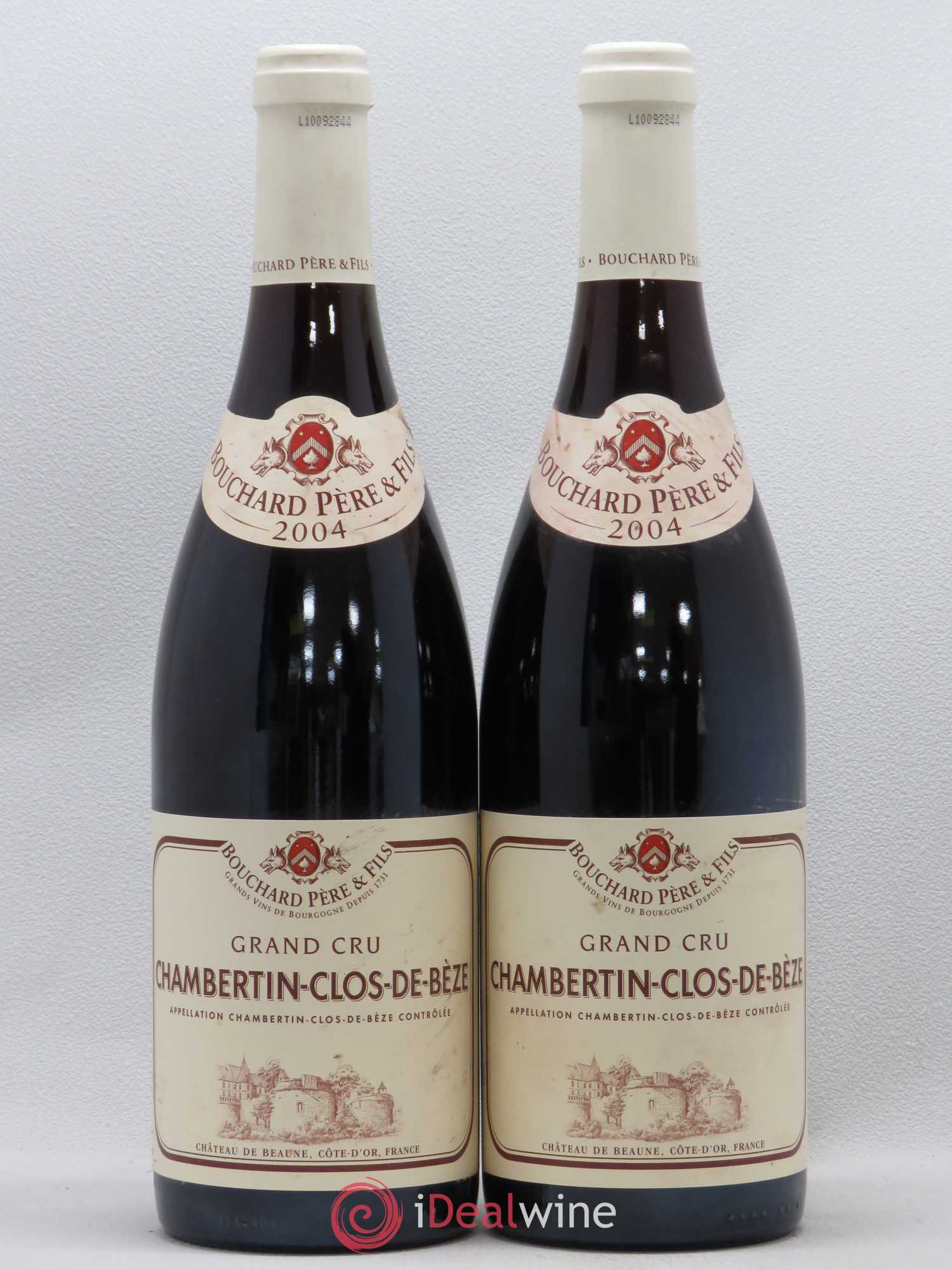 Chambertin Clos de Bèze Grand Cru Bouchard Père & Fils 2004 - Lot de 2 bouteilles - 0