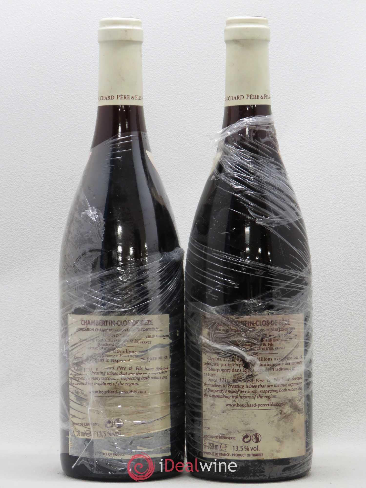Chambertin Clos de Bèze Grand Cru Bouchard Père & Fils 2006 - Lot de 2 bouteilles - 1