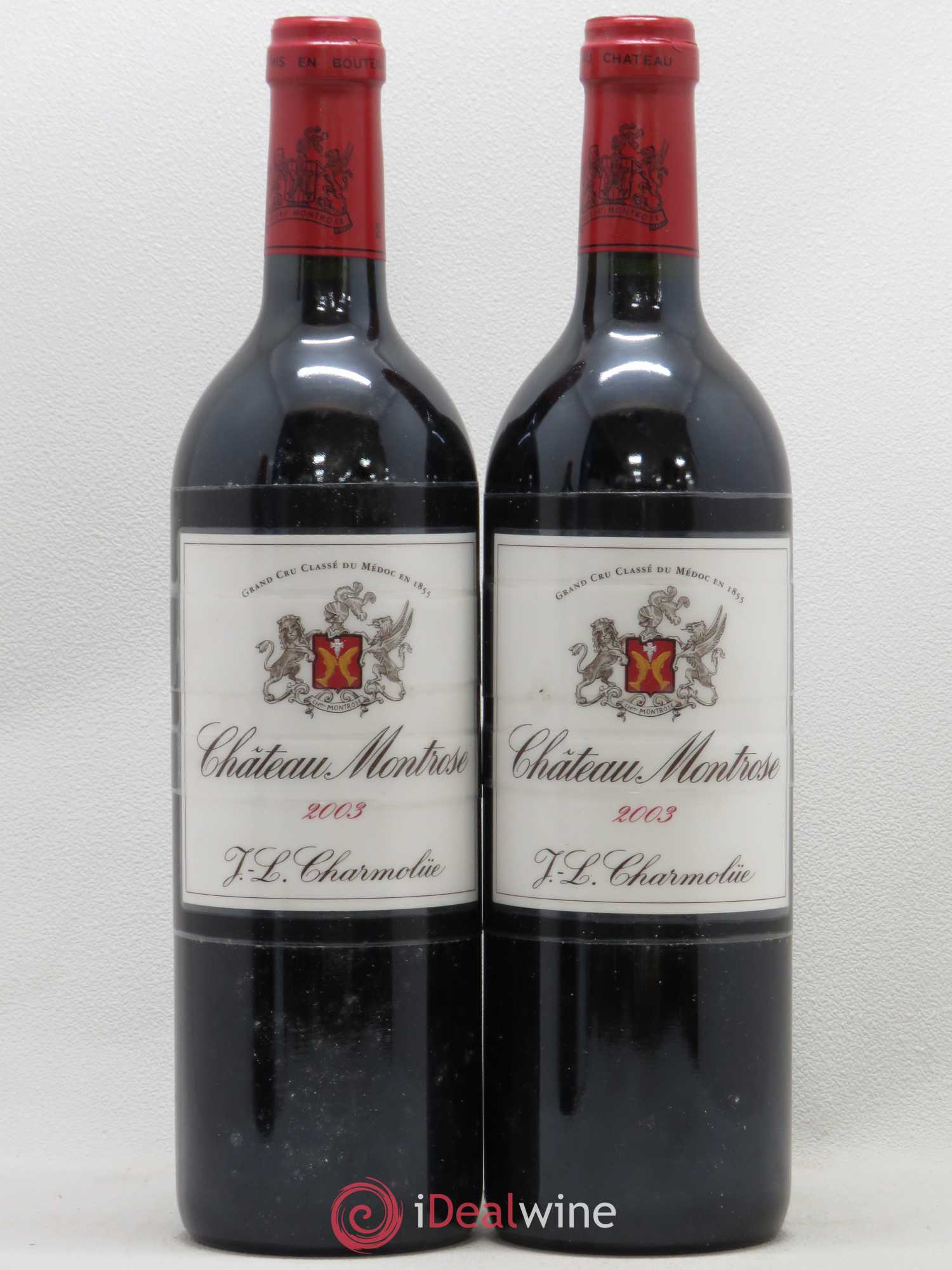 Château Montrose 2ème Grand Cru Classé 2003 - Lot de 2 bouteilles - 0