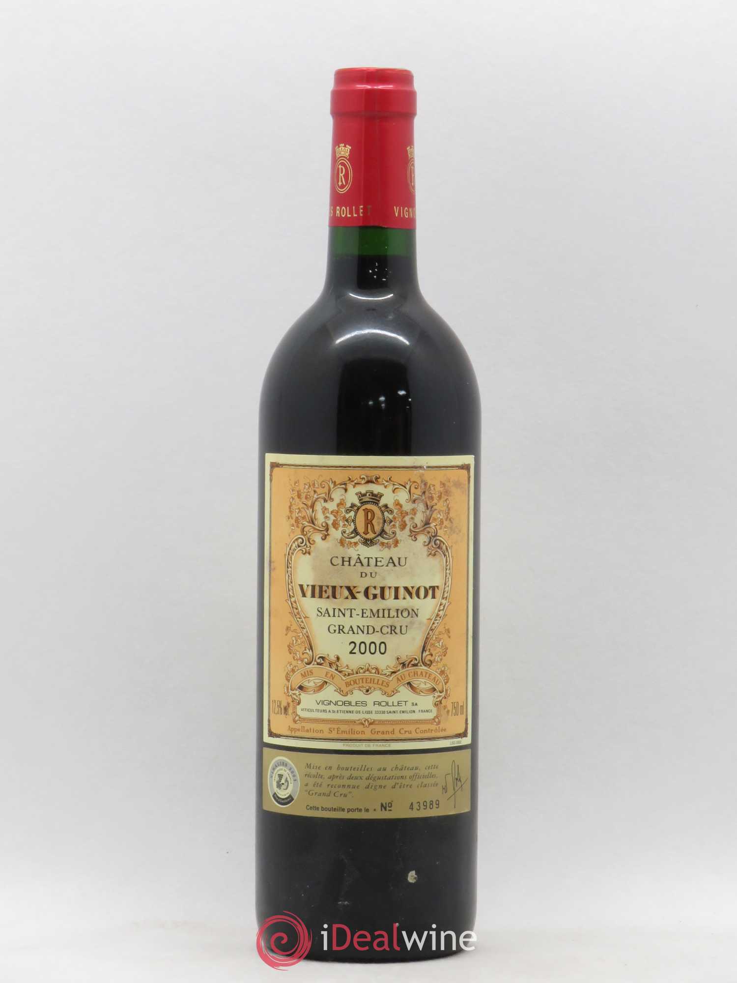 Château Vieux Guinot 2000 - Lot de 1 bouteille - 0