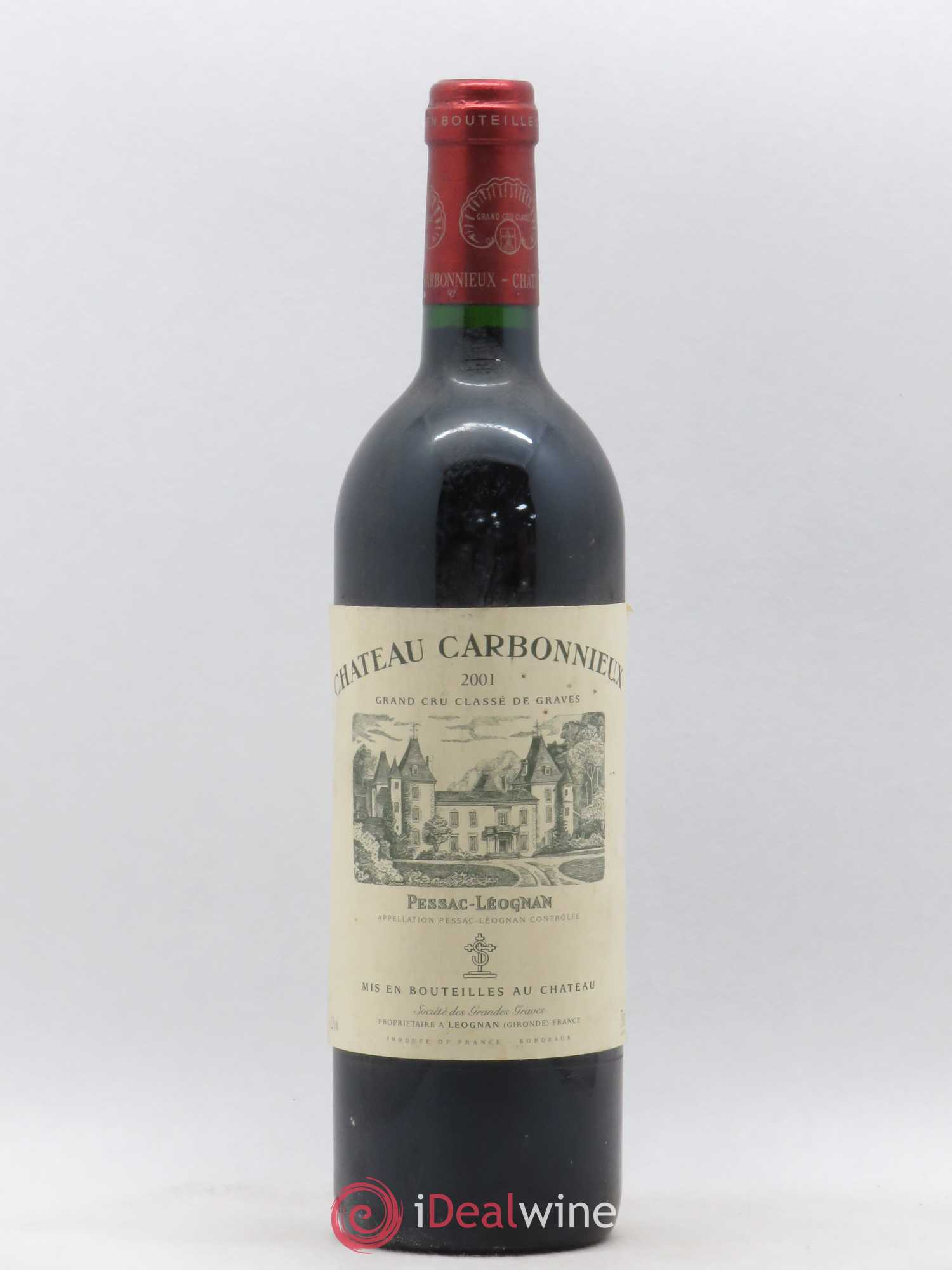Château Carbonnieux Cru Classé de Graves 2001 - Lot de 1 bouteille - 0