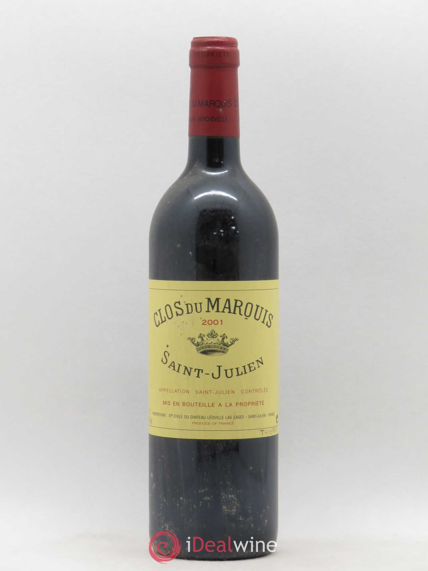 Clos du Marquis 2001 - Lot de 1 bouteille - 0