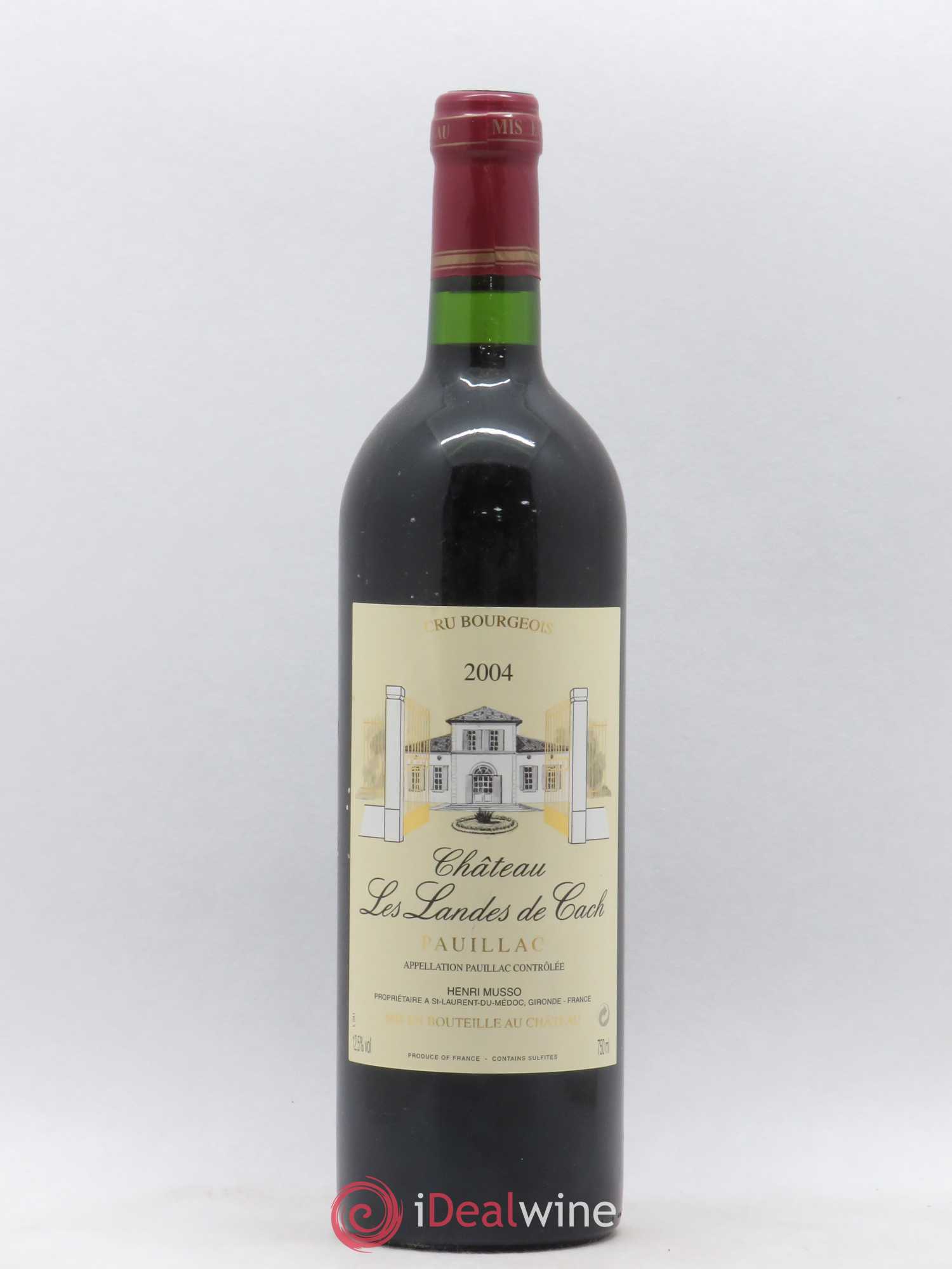 Pauillac Château Les Landes de Cach 2004 - Posten von 1 Flasche - 0
