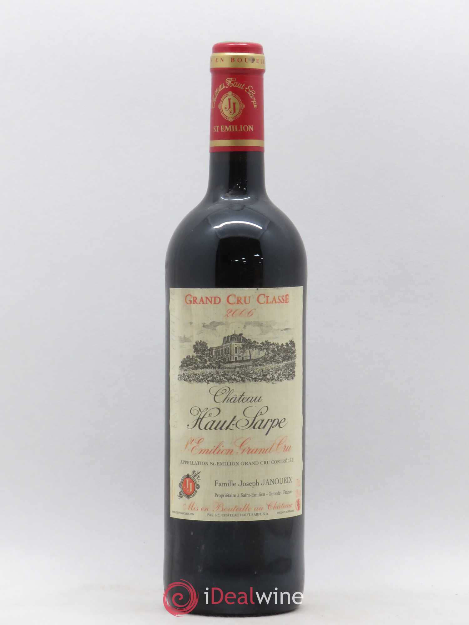 Château Haut Sarpe Grand Cru Classé 2006 - Lot de 1 bouteille - 0
