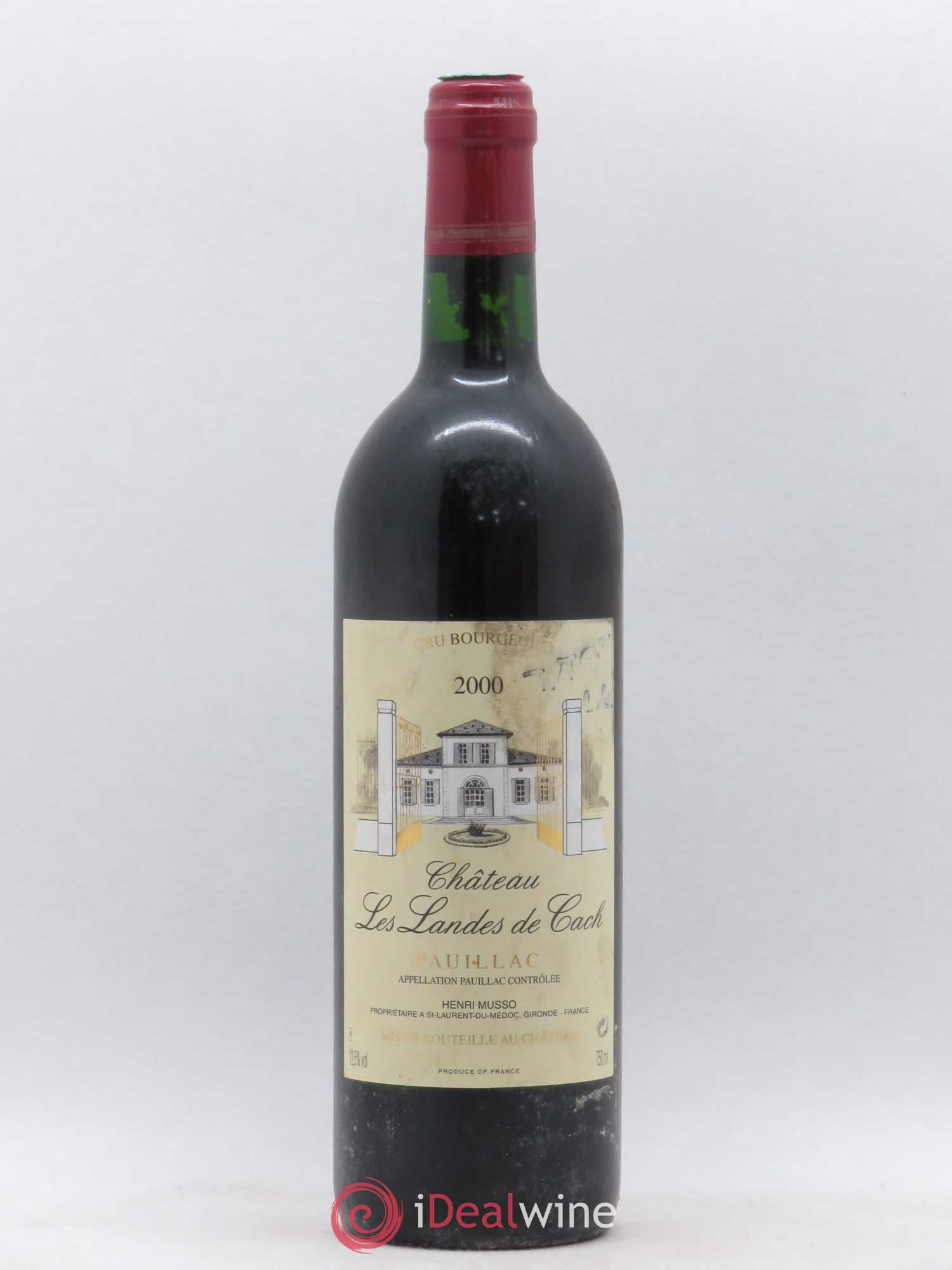 Pauillac Château Les Landes de Cach 2000 - Posten von 1 Flasche - 0