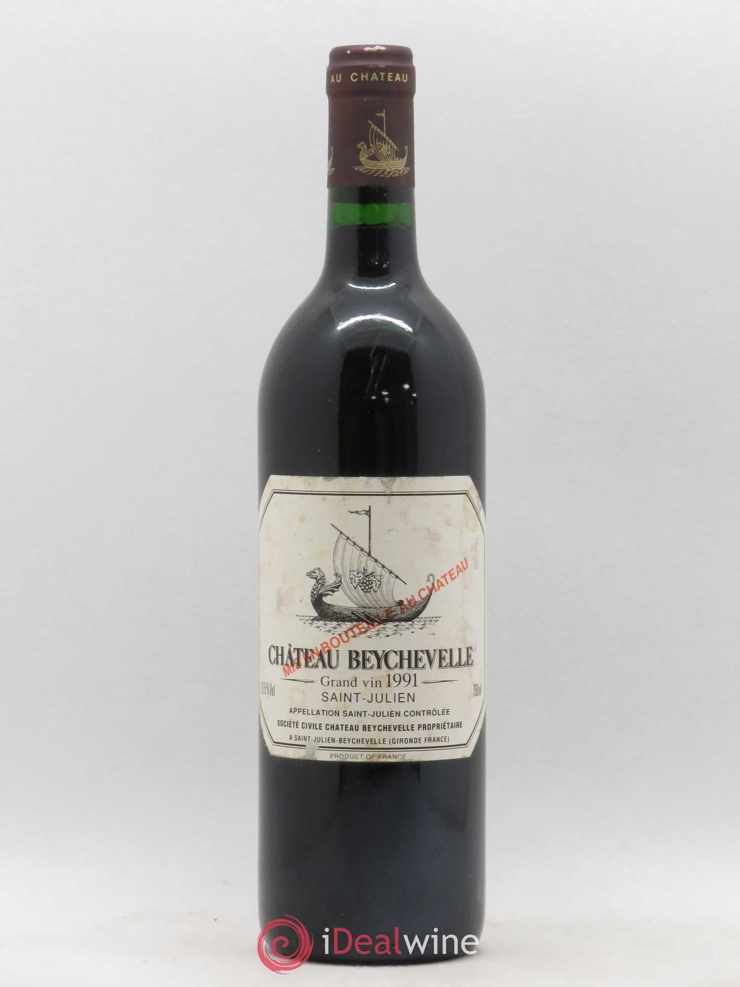 Château Beychevelle 4ème Grand Cru Classé 1991 - Lot de 1 bouteille - 0