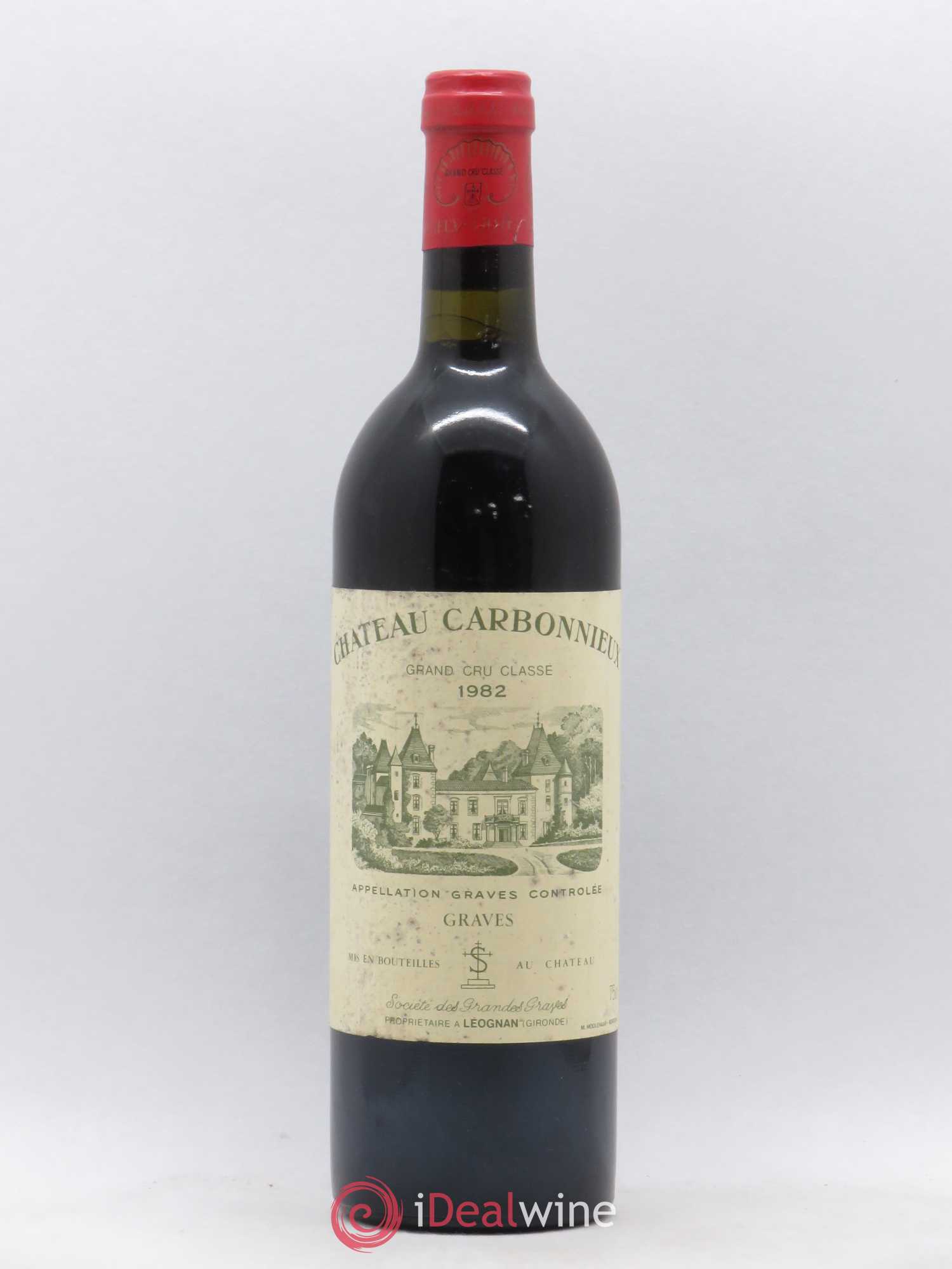 Château Carbonnieux Cru Classé de Graves 1982 - Lot de 1 bouteille - 0