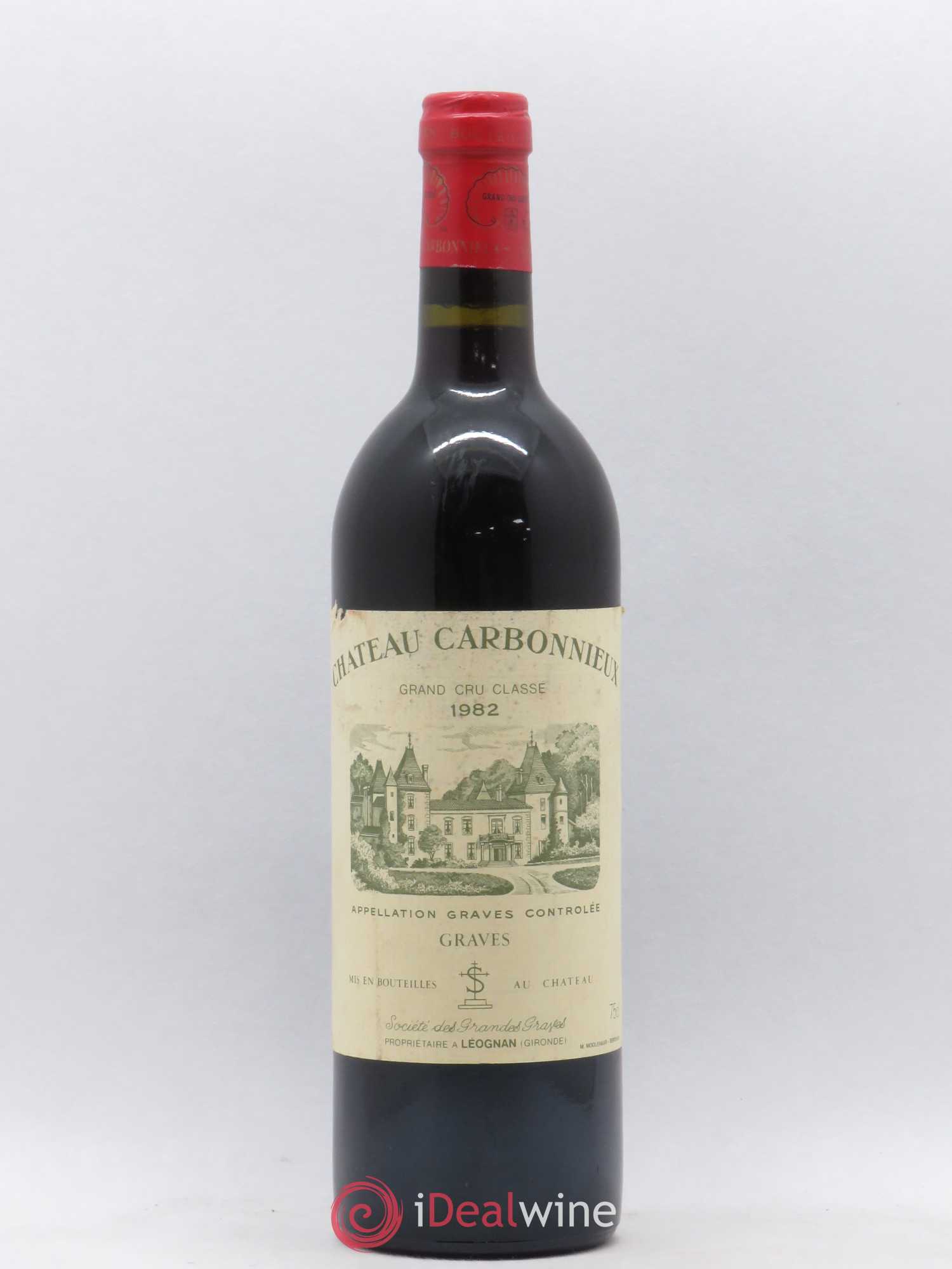 Château Carbonnieux Cru Classé de Graves 1982 - Lot de 1 bouteille - 0