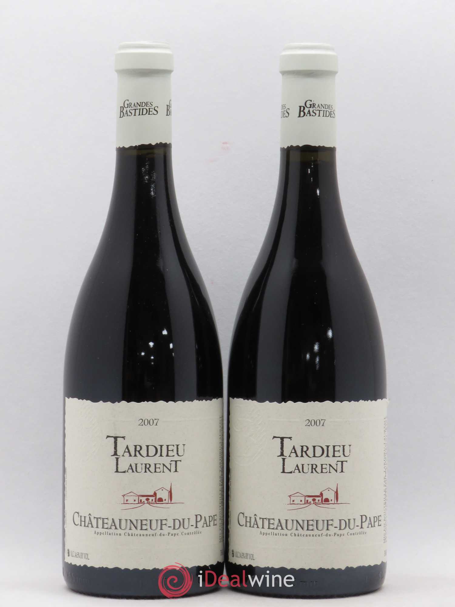 Châteauneuf-du-Pape Domaine Tardieu-Laurent Famille Tardieu 2007 - Lot de 2 bouteilles - 0