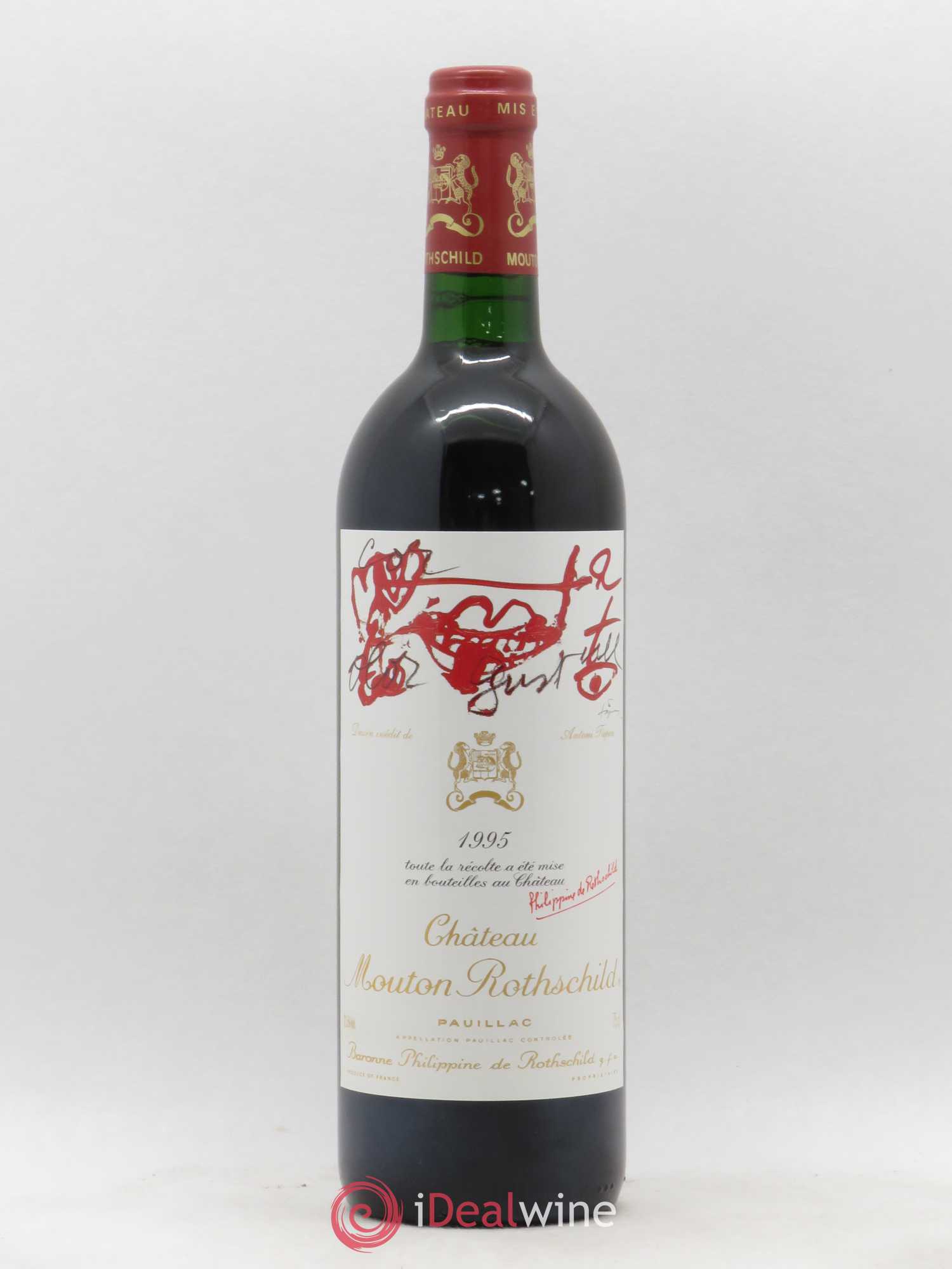 Château Mouton Rothschild 1er Grand Cru Classé 1995 - Lot de 1 bouteille - 0