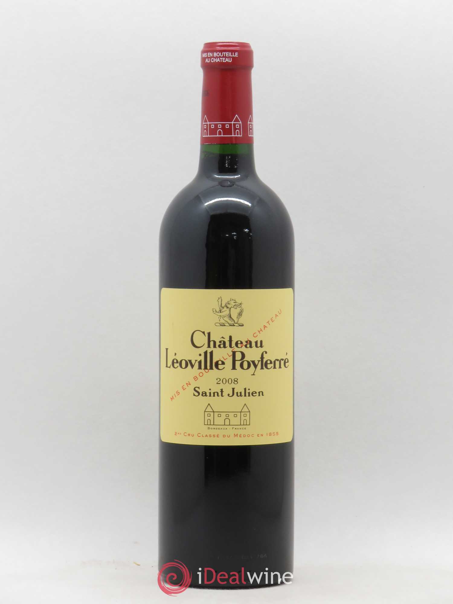 Château Léoville Poyferré 2ème Grand Cru Classé 2008 - Lot de 1 bouteille - 0
