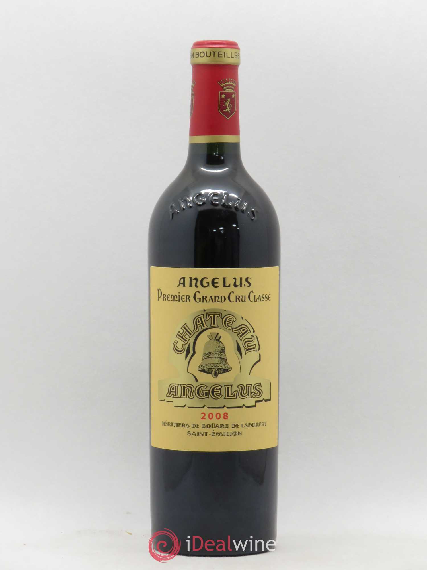 Château Angélus 1er Grand Cru Classé A 2008 - Lot de 1 bouteille - 0