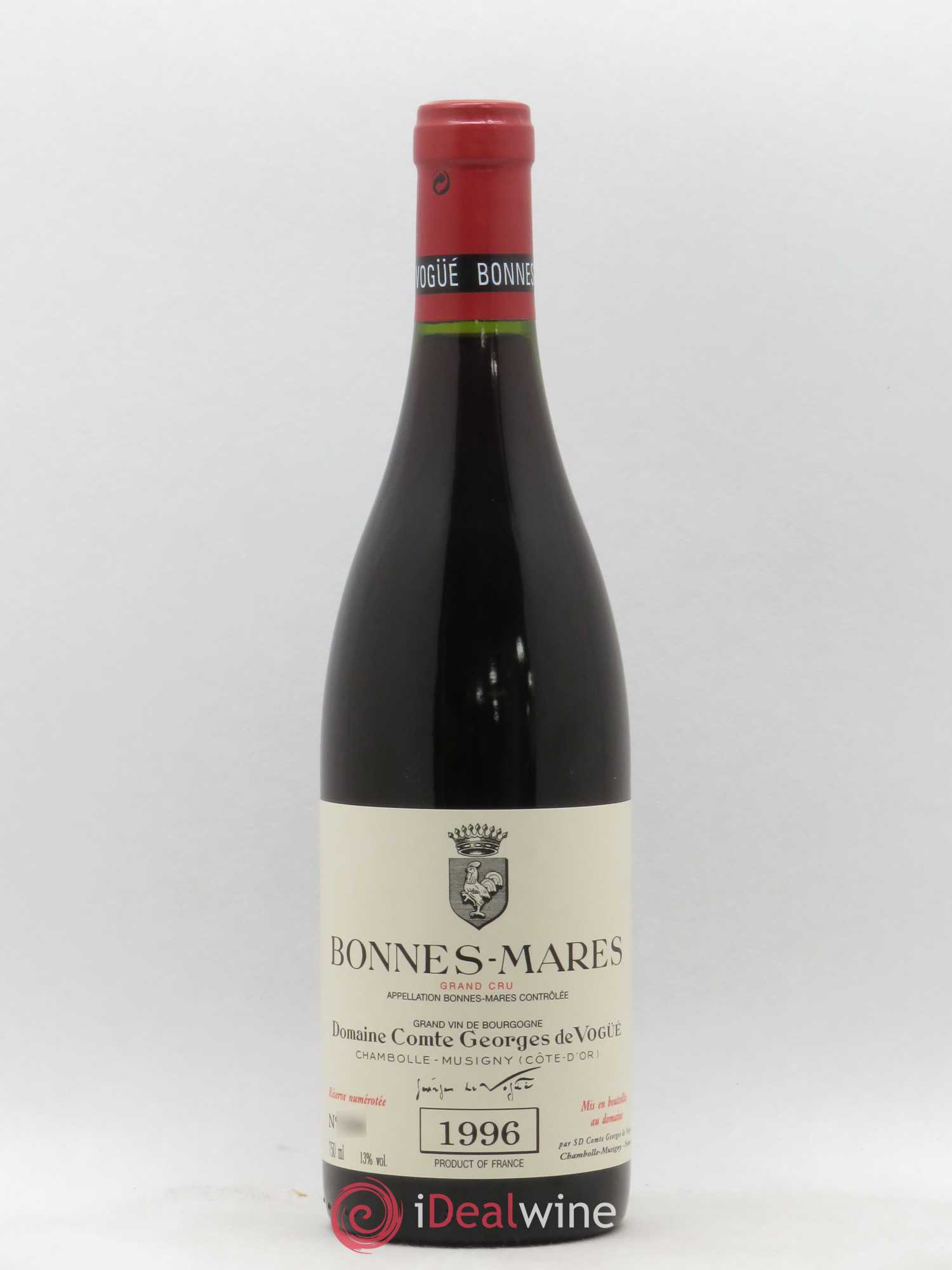 Bonnes-Mares Grand Cru Comte Georges de Vogüé 1996 - Lot de 1 bouteille - 0