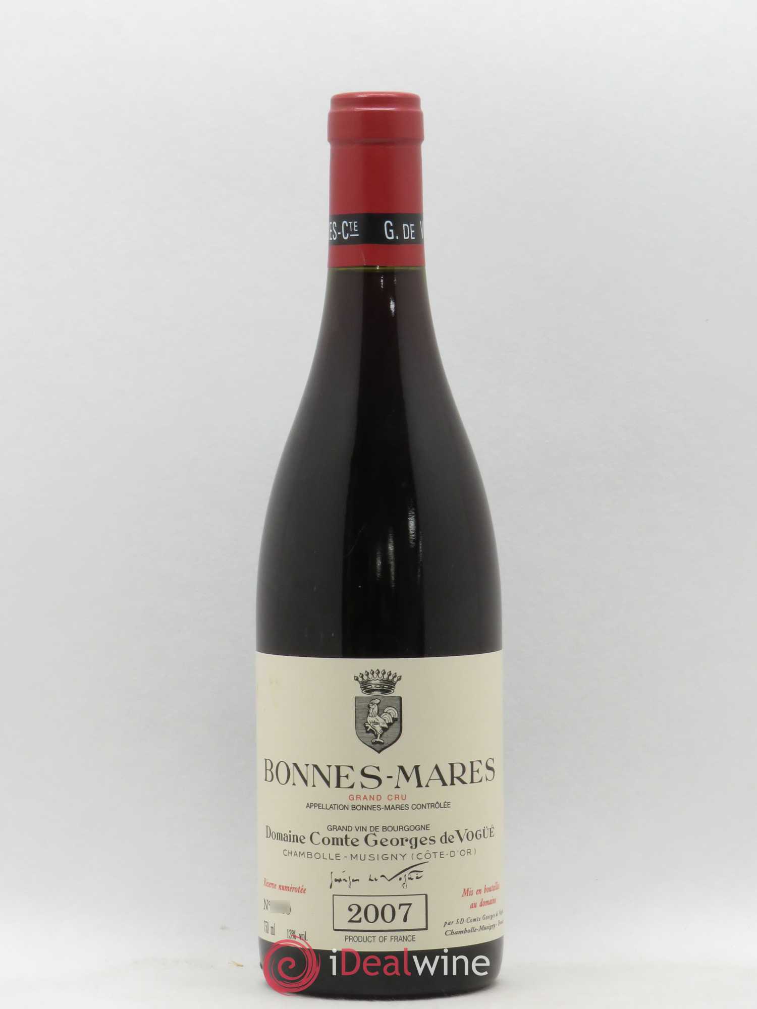 Bonnes-Mares Grand Cru Comte Georges de Vogüé 2007 - Lot de 1 bouteille - 0