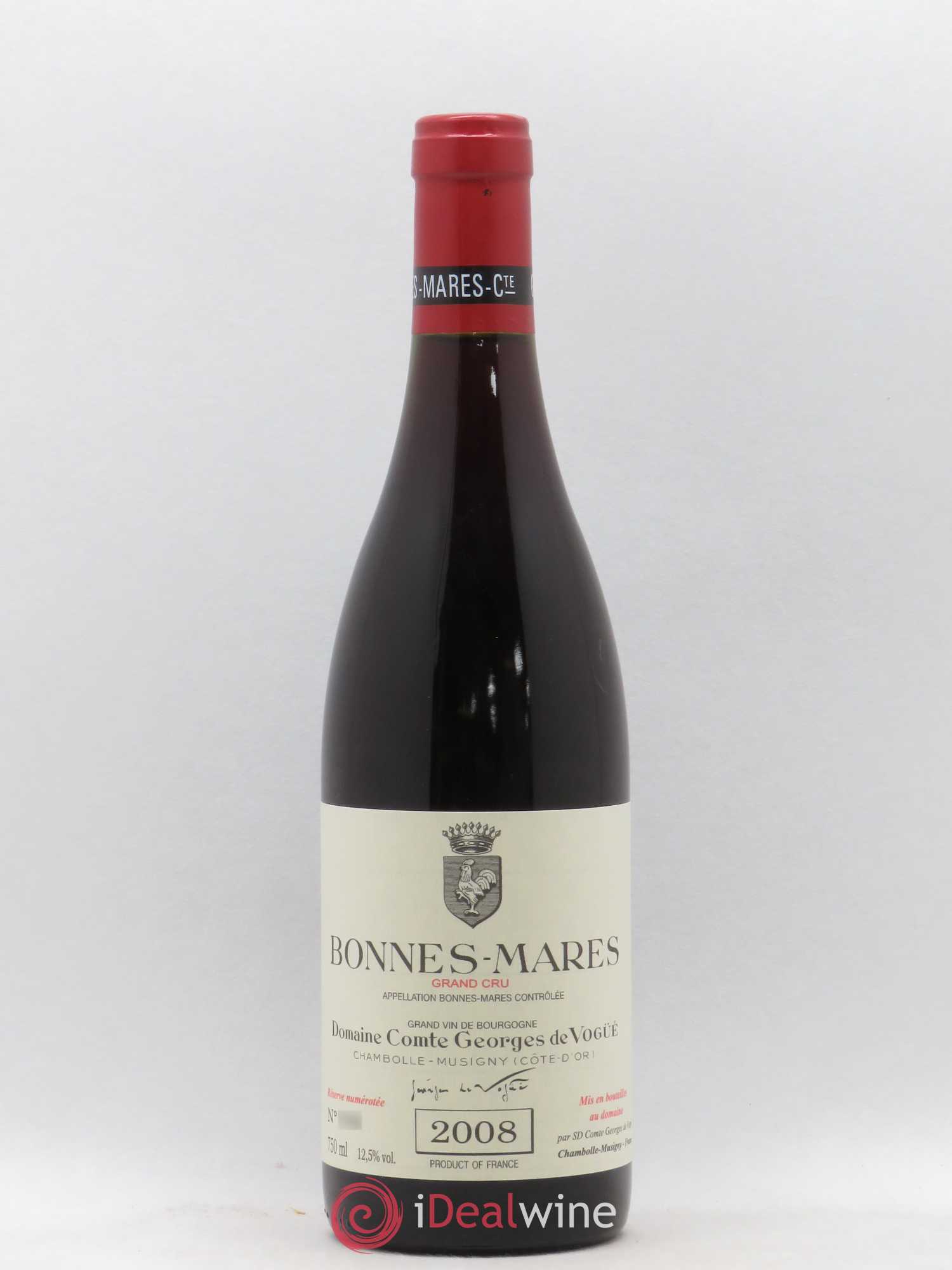 Bonnes-Mares Grand Cru Comte Georges de Vogüé 2008 - Lot de 1 bouteille - 0